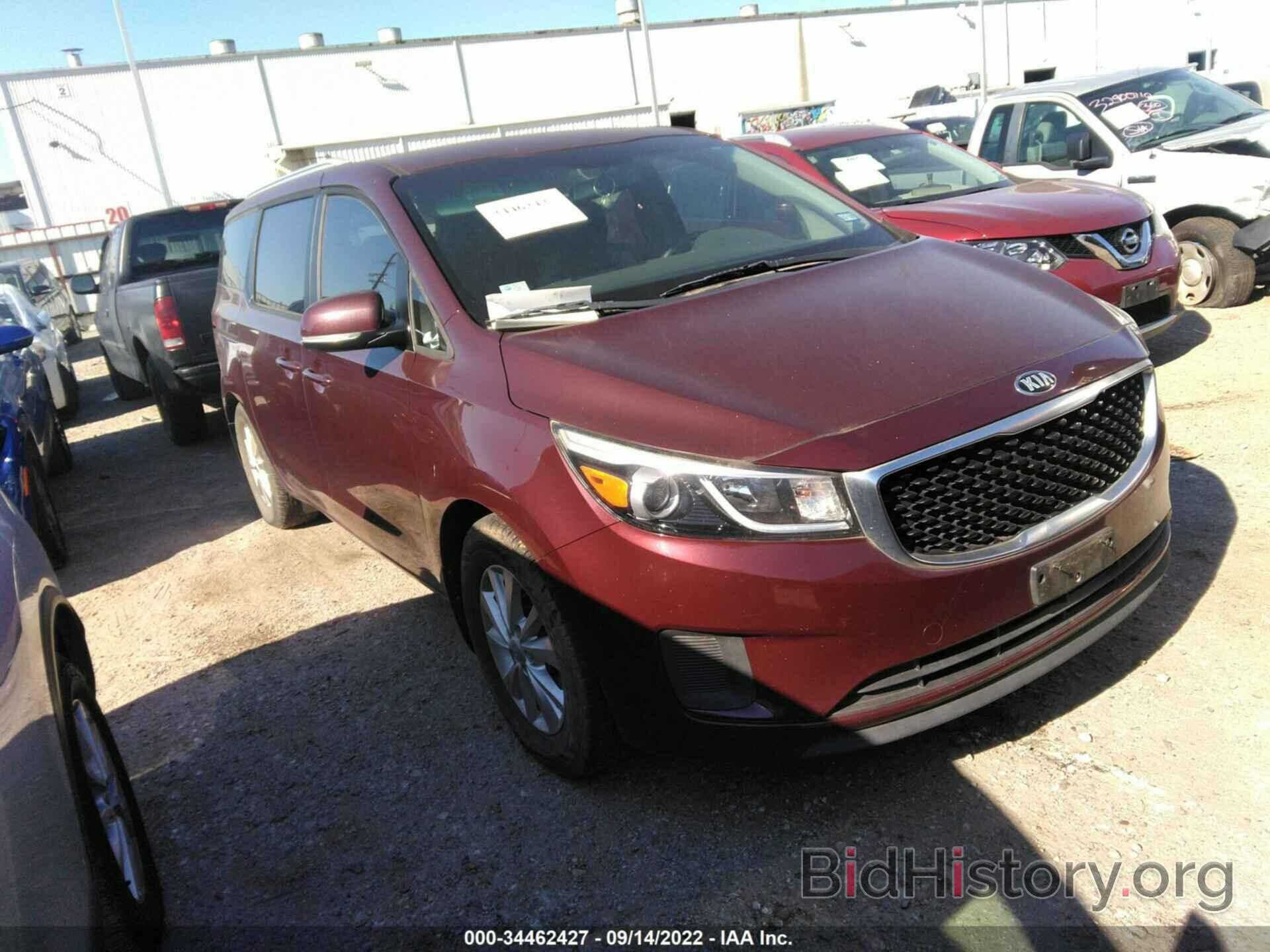 Photo KNDMB5C19G6148362 - KIA SEDONA 2016