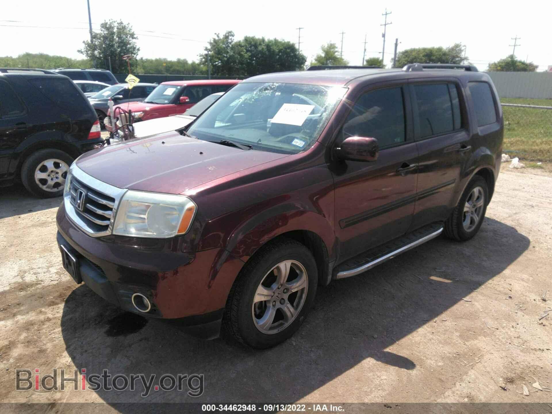 2012 HONDA PILOT - VIN: 5FNYF3H44CB008327 - Фото 2