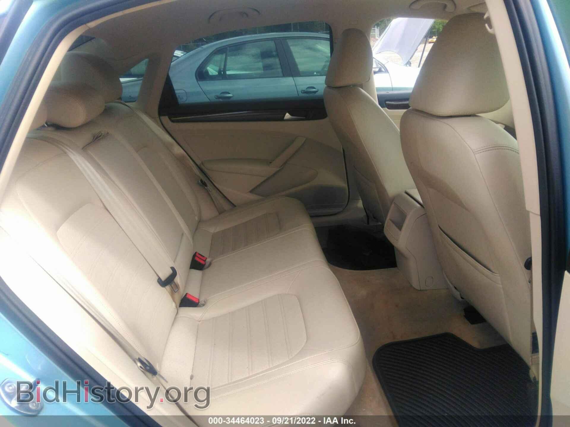 2012 VOLKSWAGEN PASSAT - VIN: 1VWCP7A30CC014992 - Фото 8