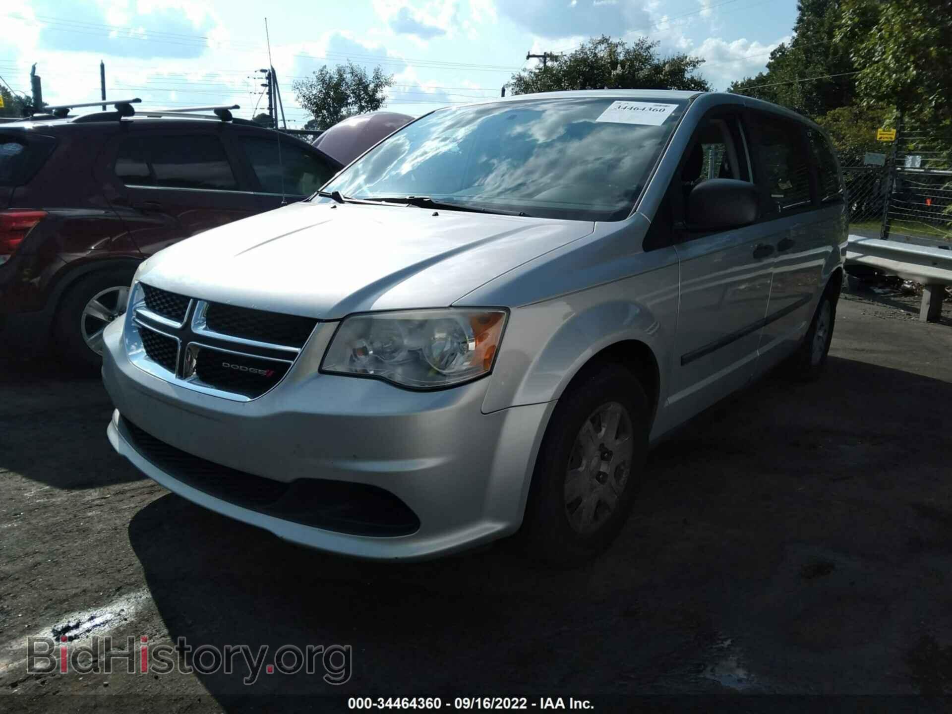2012 DODGE GRAND CARAVAN - VIN: 2C4RDGBG2CR327928 - Фото 2