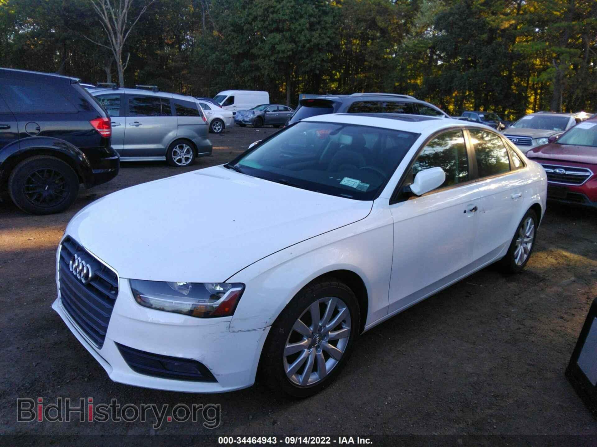 2013 AUDI A4 - VIN: WAUBFAFL8DN038970 - Фото 2