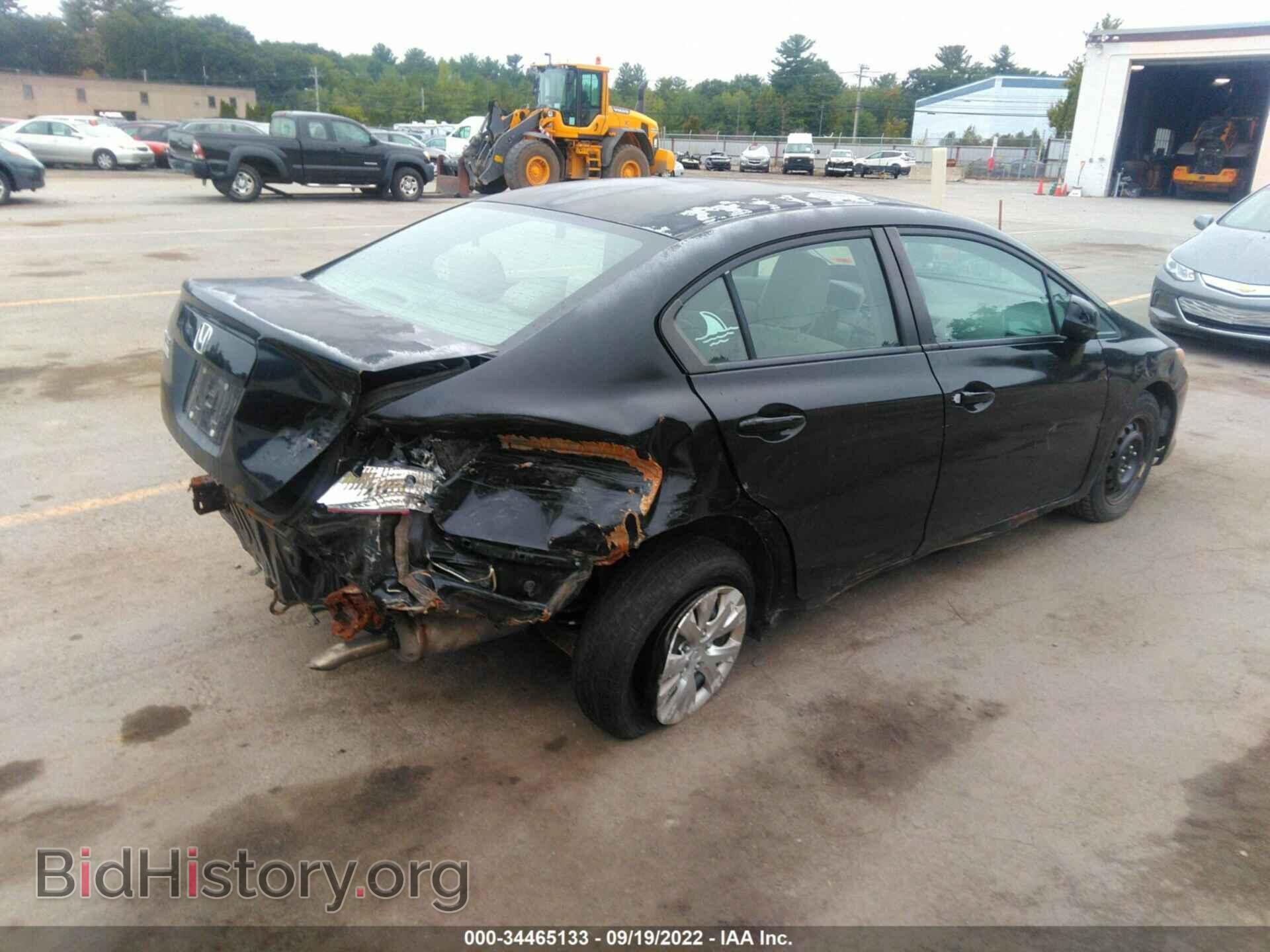 2012 HONDA CIVIC SDN - VIN: 2HGFB2E55CH559761 - Фото 4