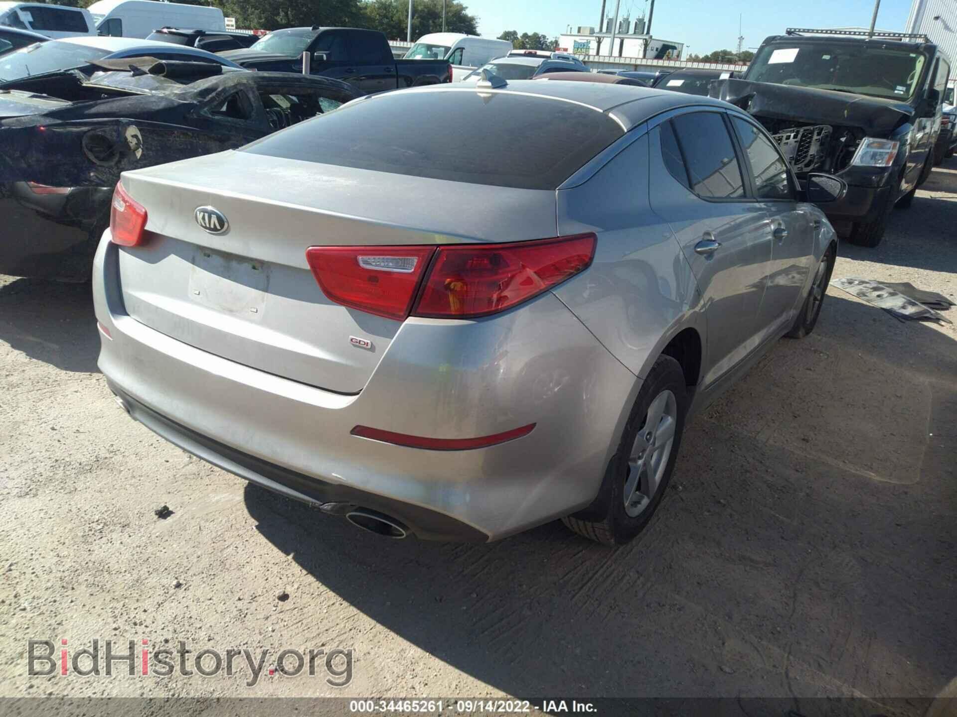 2014 KIA OPTIMA - VIN: 5XXGM4A77EG331900 - Фото 4