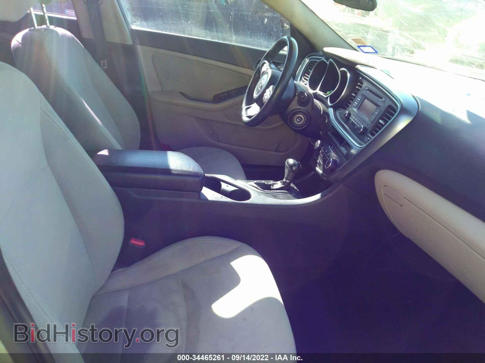 2014 KIA OPTIMA - VIN: 5XXGM4A77EG331900 - Фото 5