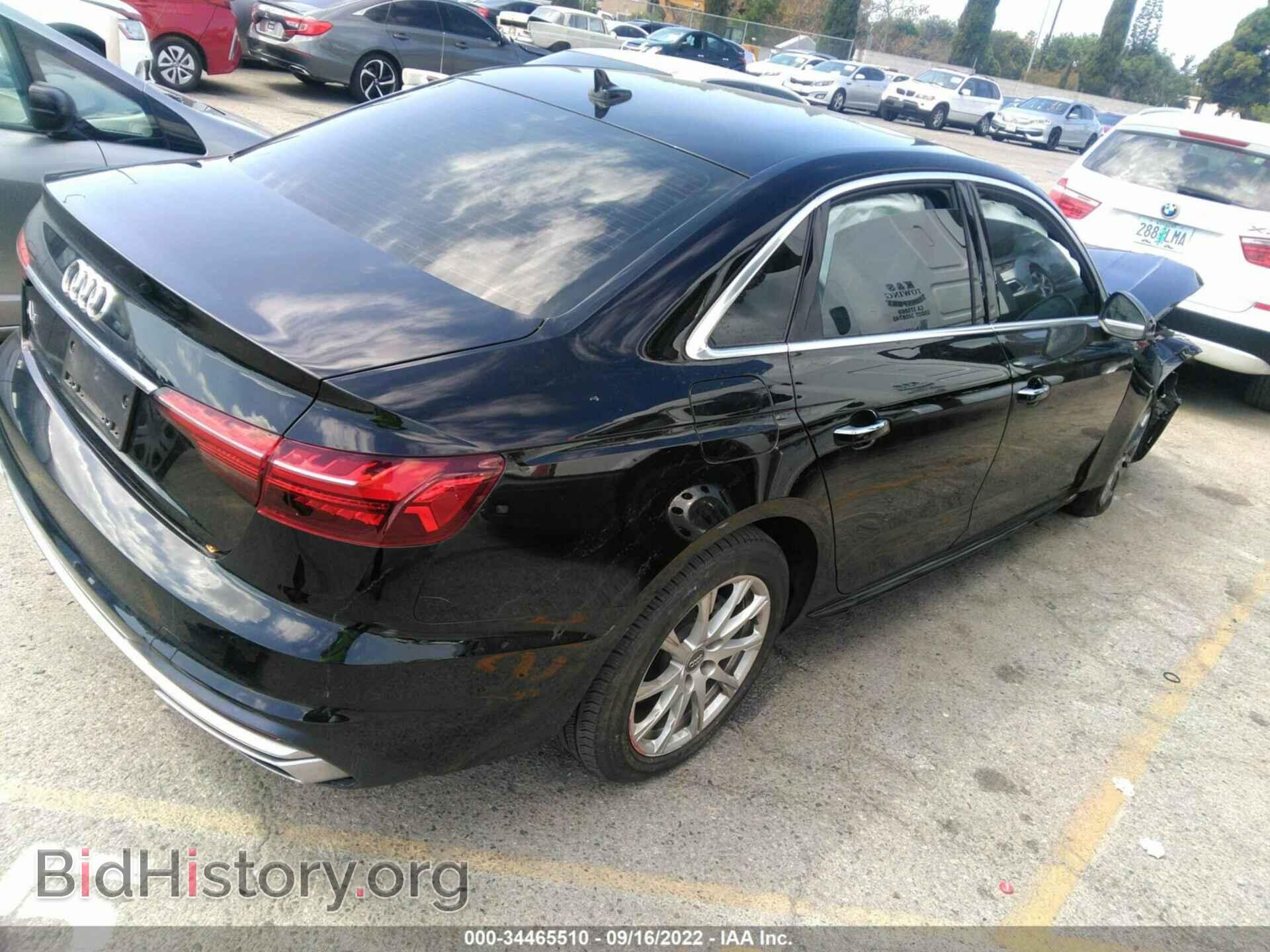 2020 AUDI A4 - VIN: WAUGMAF4XLN005262 - Фото 4