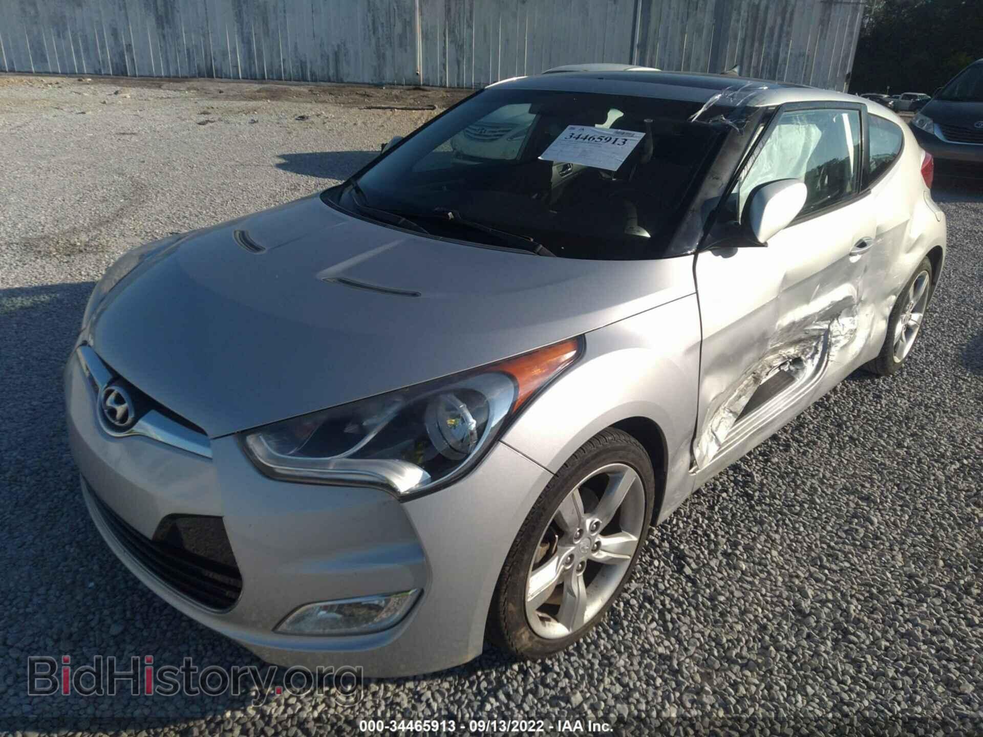 2014 HYUNDAI VELOSTER - VIN: KMHTC6AD6EU217492 - Фото 2