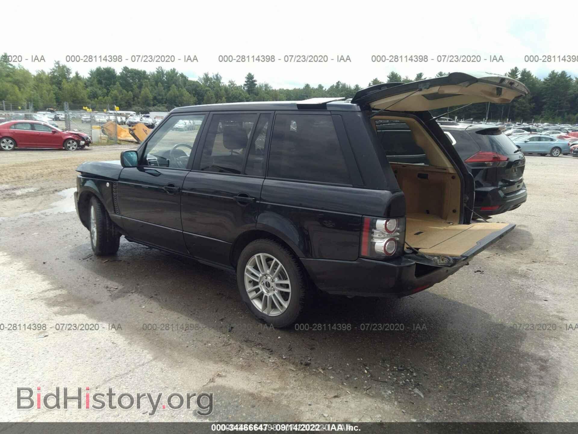 2012 LAND ROVER RANGE ROVER - VIN: SALME1D4XCA385807 - Фото 3