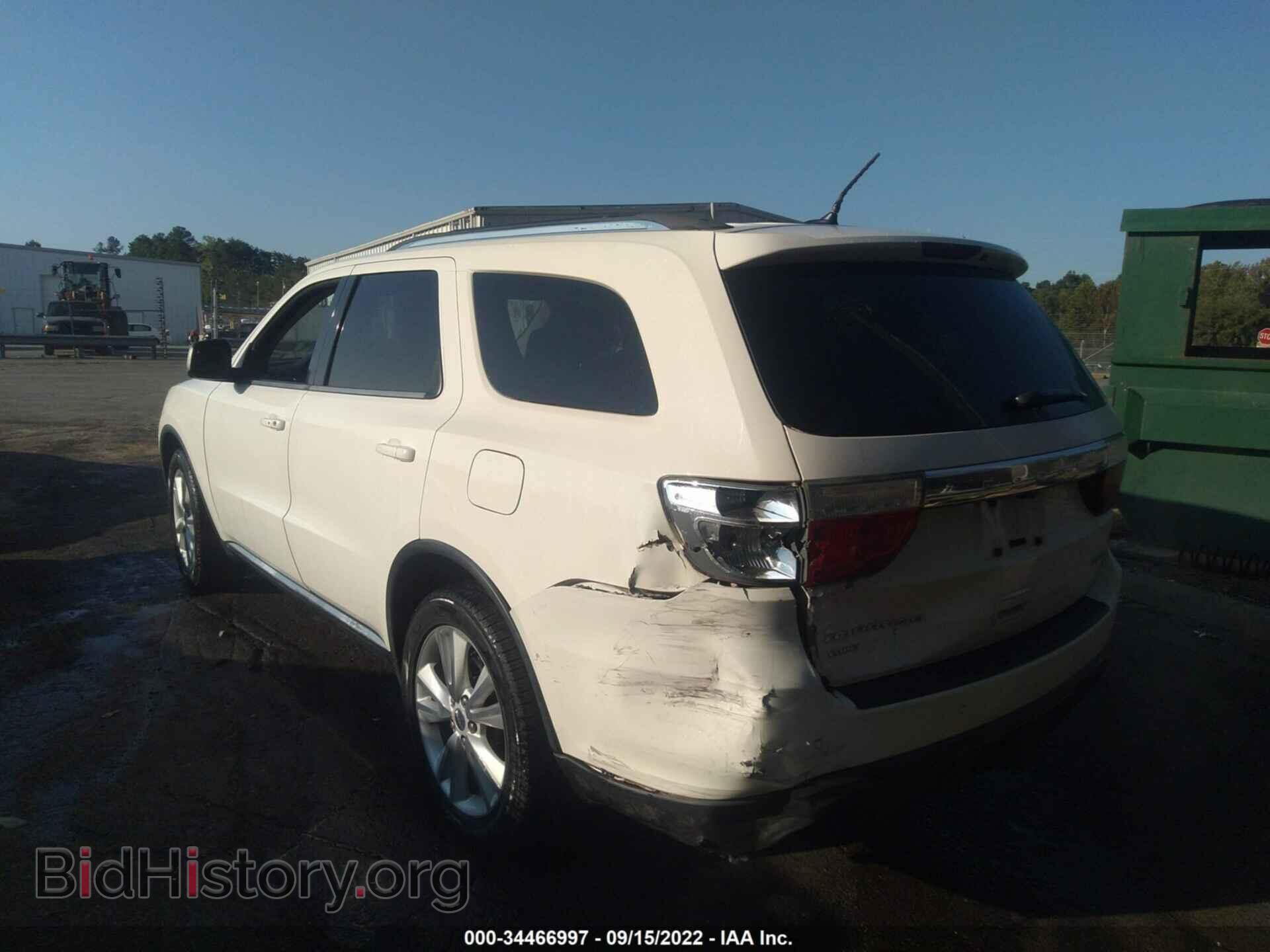 2012 DODGE DURANGO - VIN: 1C4SDJDT1CC322964 - Фото 3