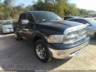2012 RAM 1500 Laramie, blue — VIN 1C6RD7NT7CS188815, IAAI