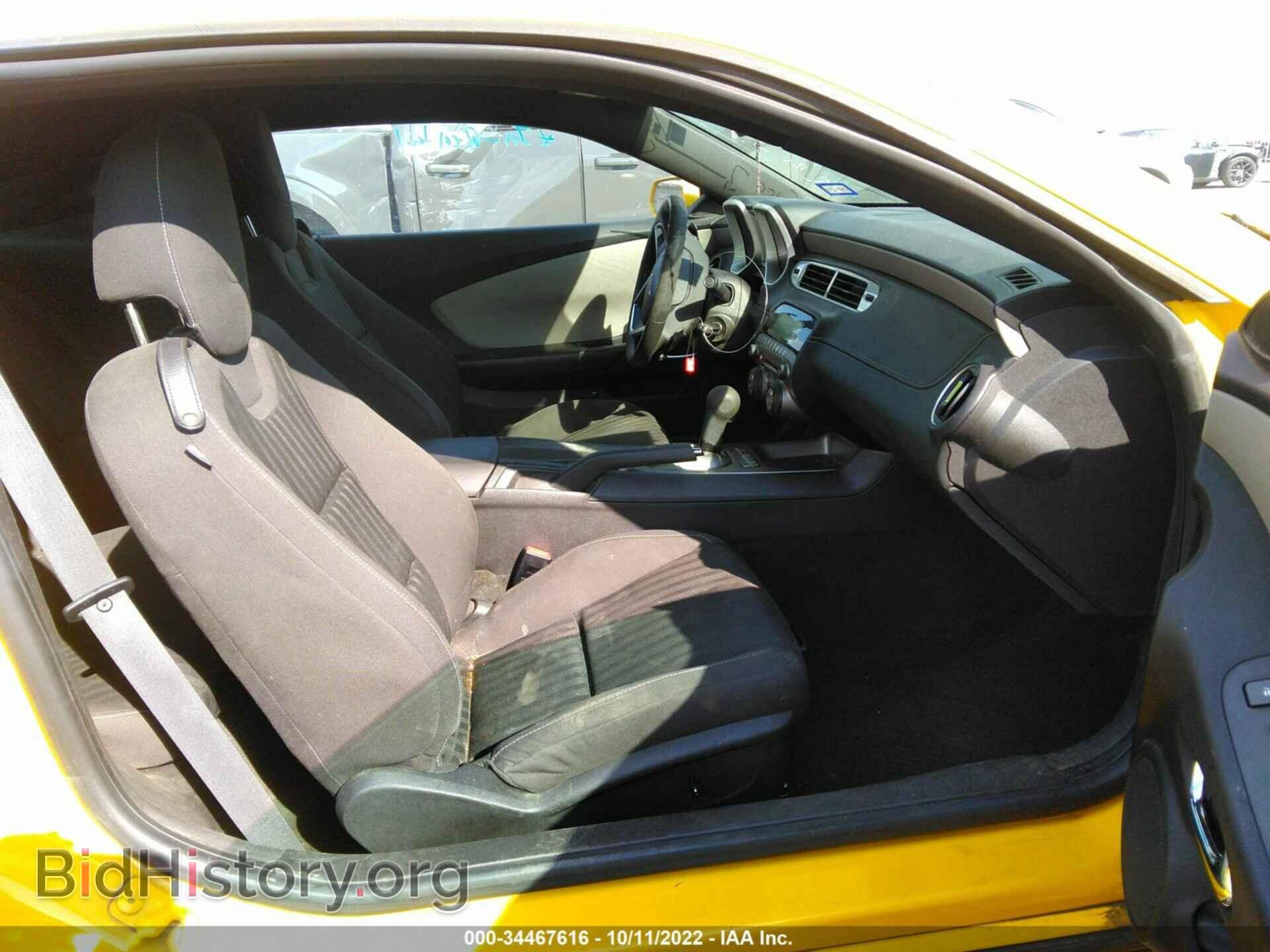2013 CHEVROLET CAMARO - VIN: 2G1FA1E34D9130741 - Фото 5