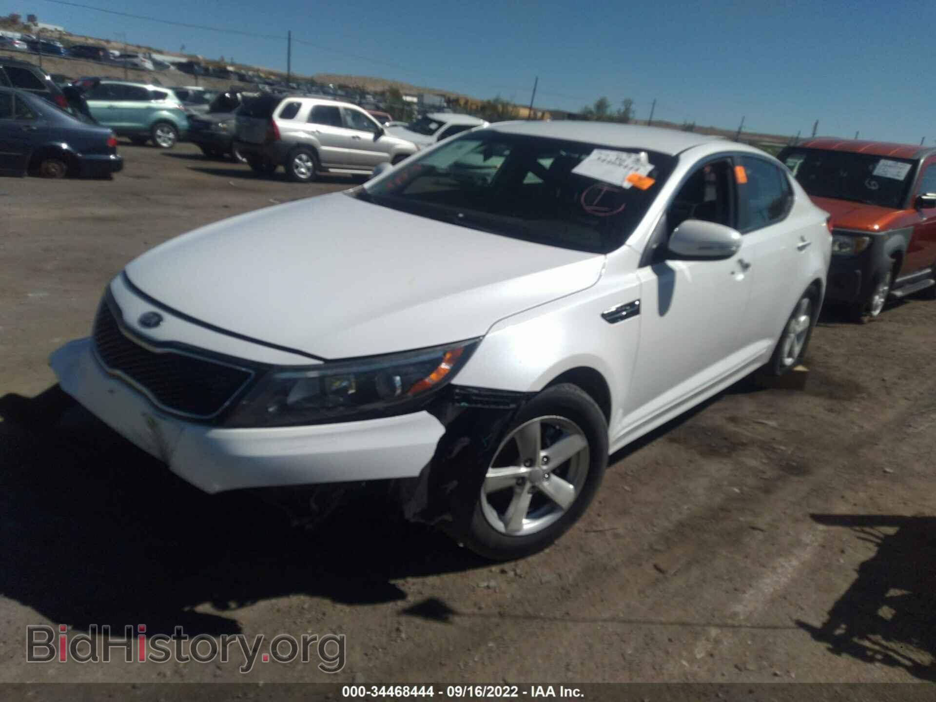 2015 KIA OPTIMA - VIN: KNAGM4A76F5621452 - Фото 2