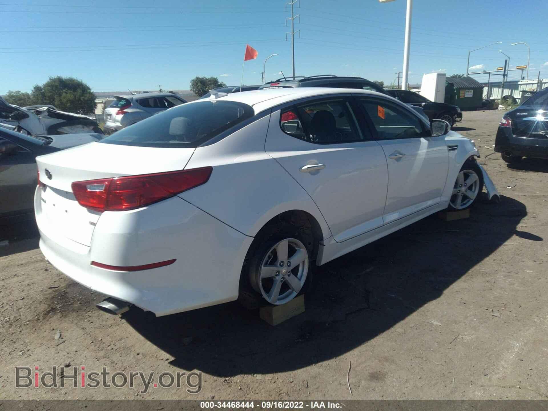 2015 KIA OPTIMA - VIN: KNAGM4A76F5621452 - Фото 4