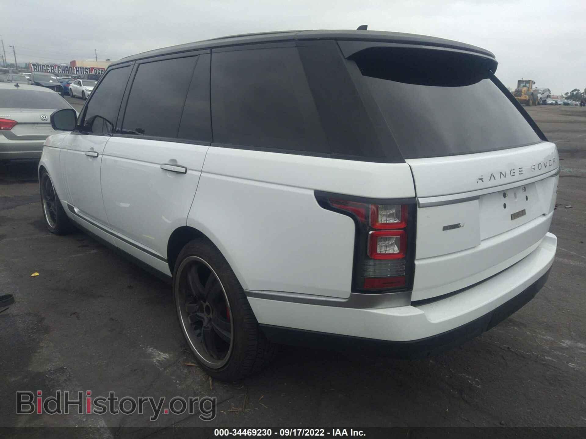 2015 LAND ROVER RANGE ROVER - VIN: SALGV3TF4FA218858 - Фото 3