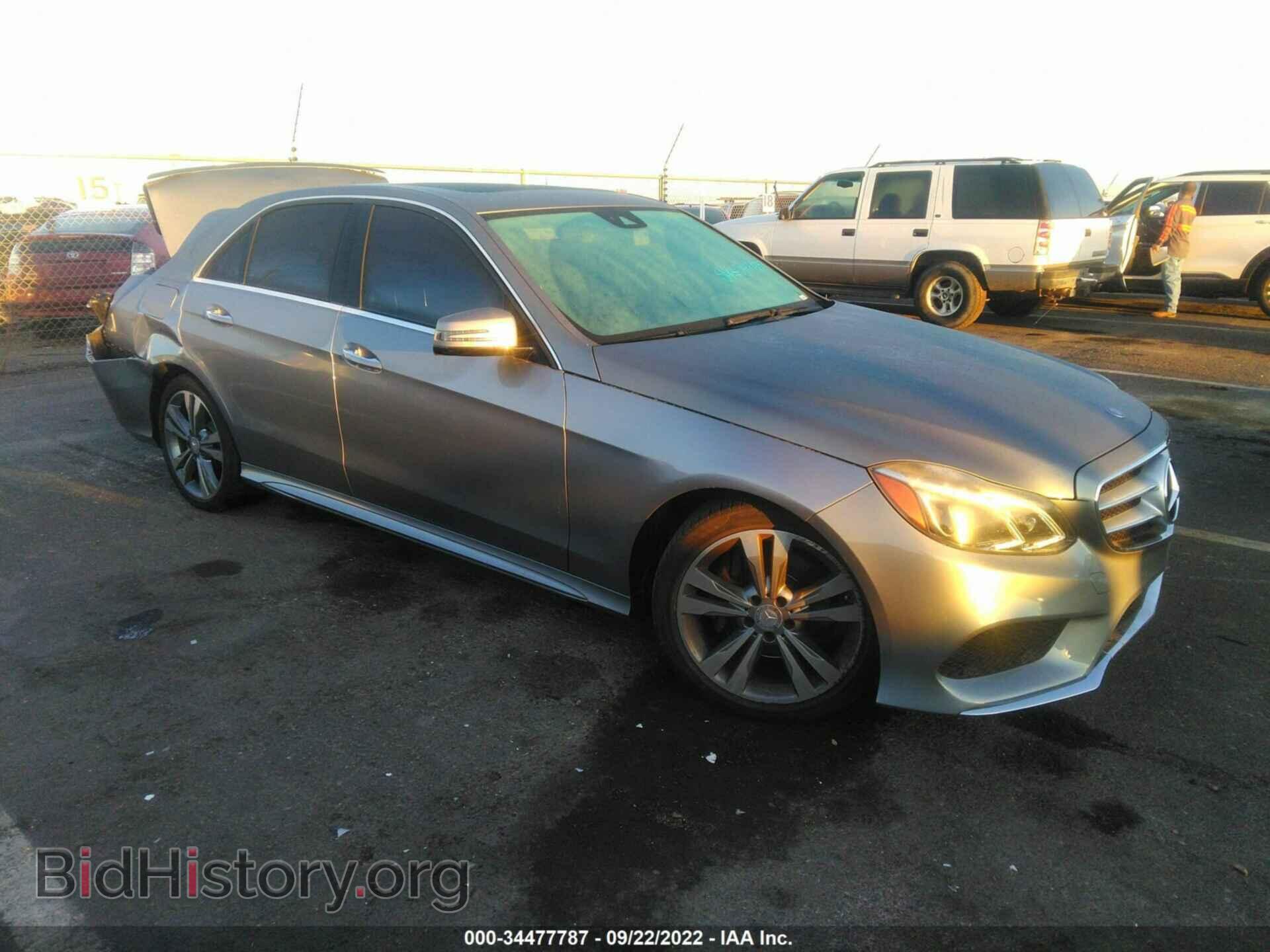 Photo WDDHF5KB1EA984358 - MERCEDES-BENZ E-CLASS 2014