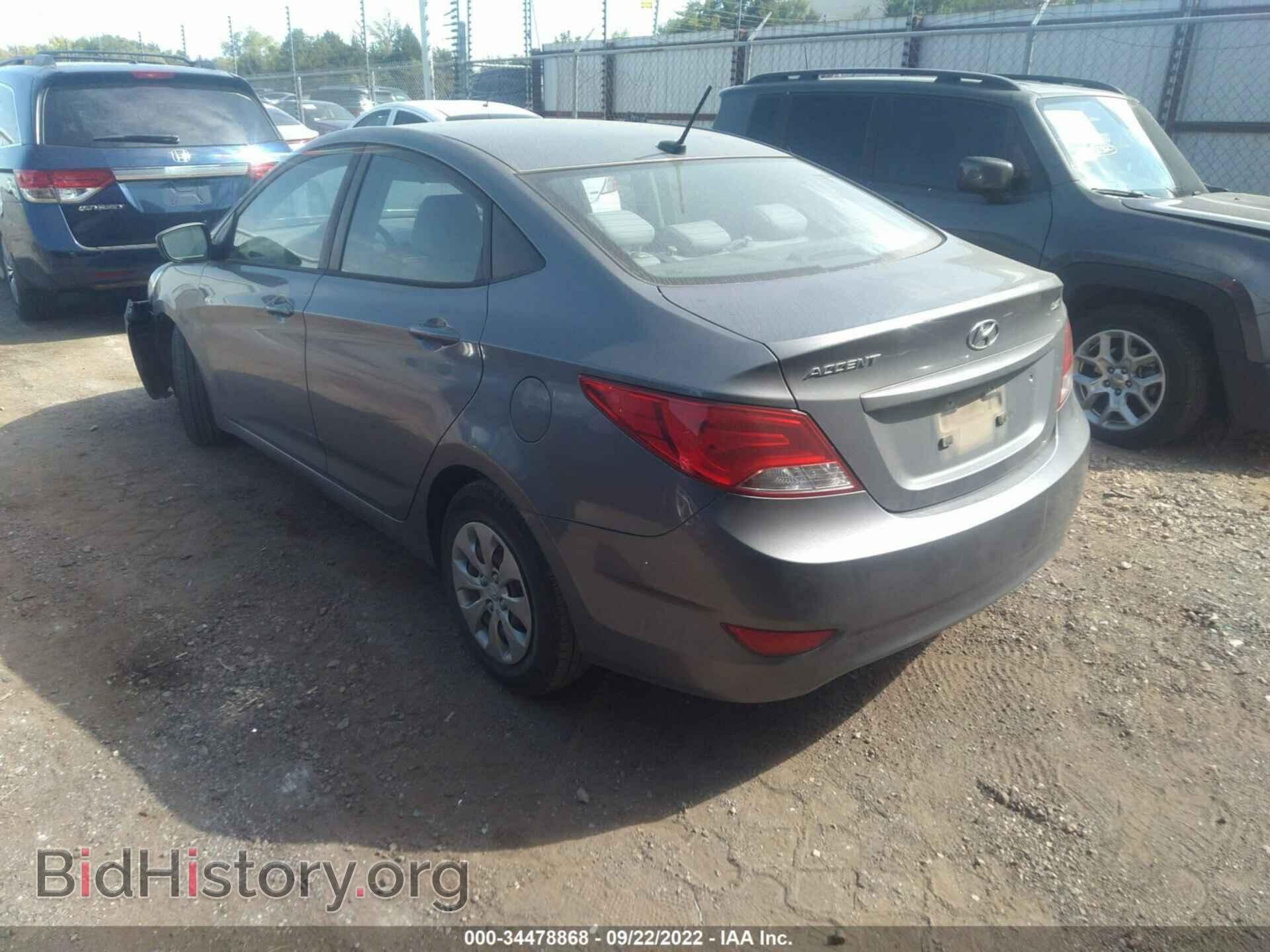 2017 HYUNDAI ACCENT - VIN: KMHCT4AE3HU218892 - Фото 3