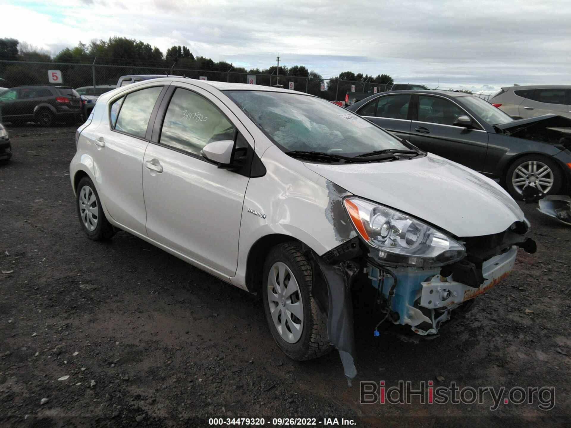 Photo JTDKDTB38C1519883 - TOYOTA PRIUS C 2012