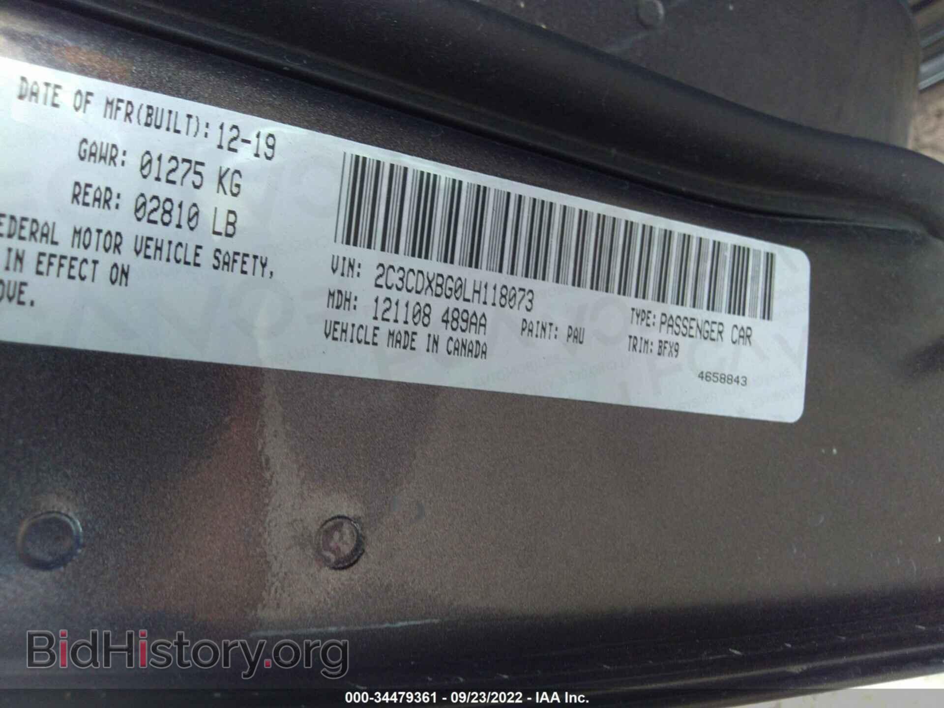 2020 DODGE CHARGER - VIN: 2C3CDXBG0LH118073 - Фото 9