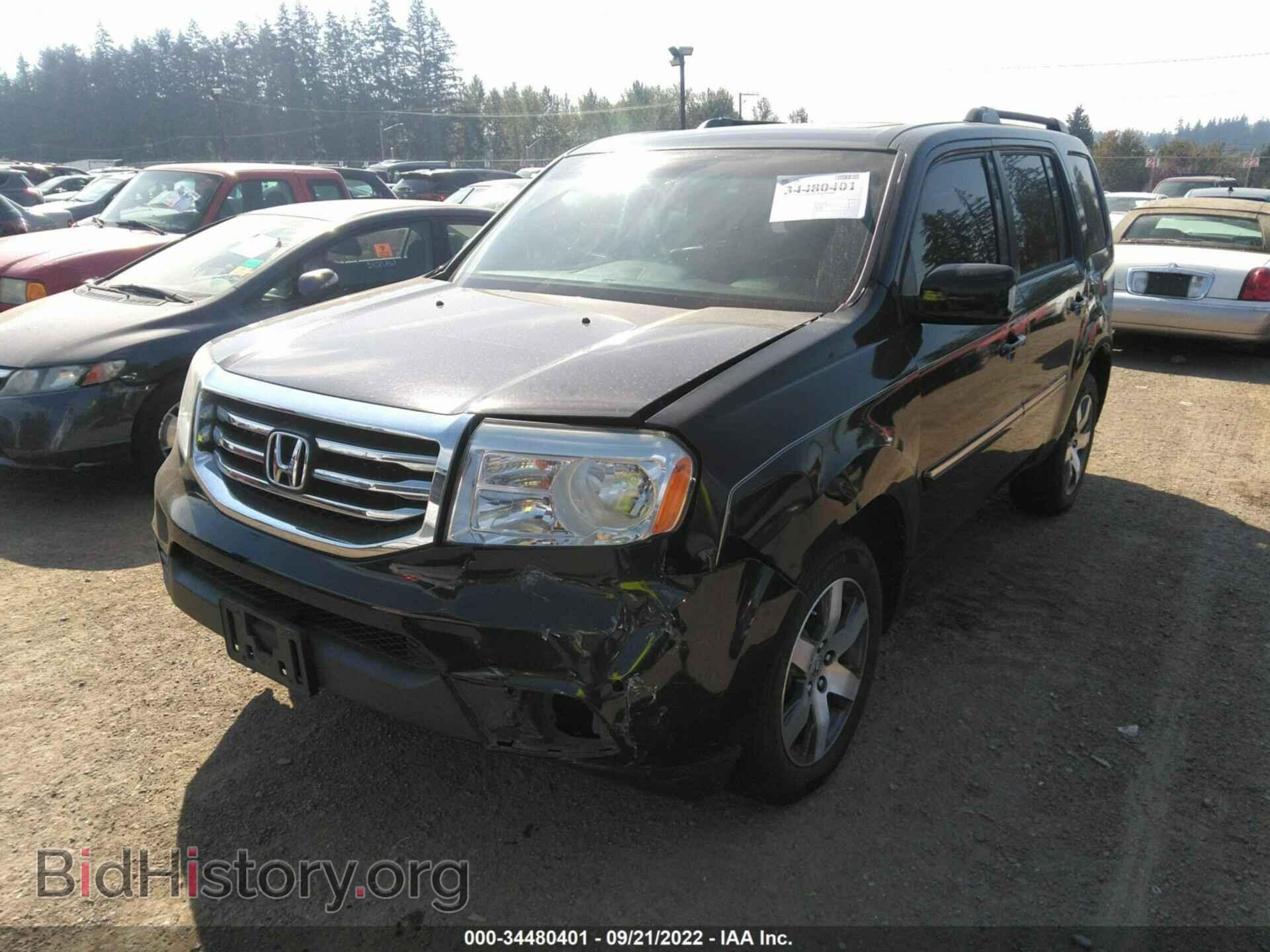 2012 HONDA PILOT - VIN: 5FNYF4H91CB022803 - Фото 2