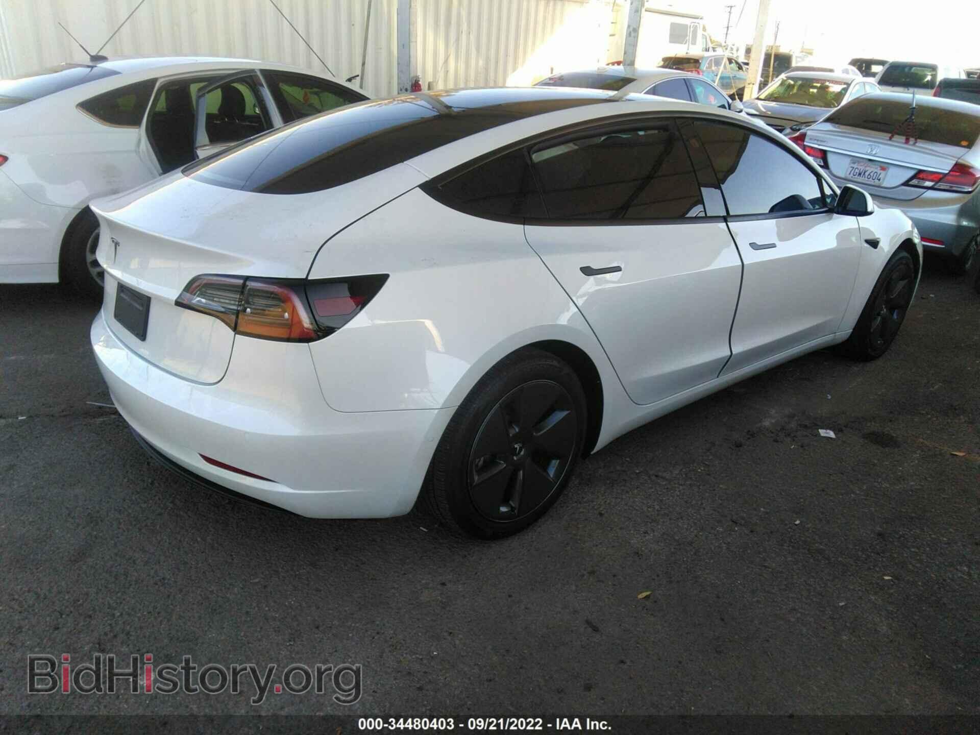 2022 TESLA MODEL 3 - VIN: 5YJ3E1EA7NF249748 - Photo 4