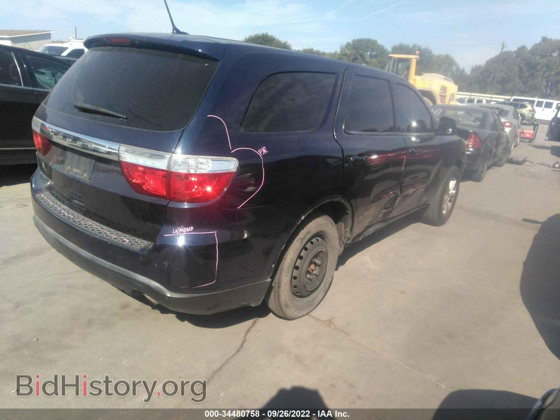 2013 DODGE DURANGO - VIN: 1C4RDHAG9DC592847 - Фото 4