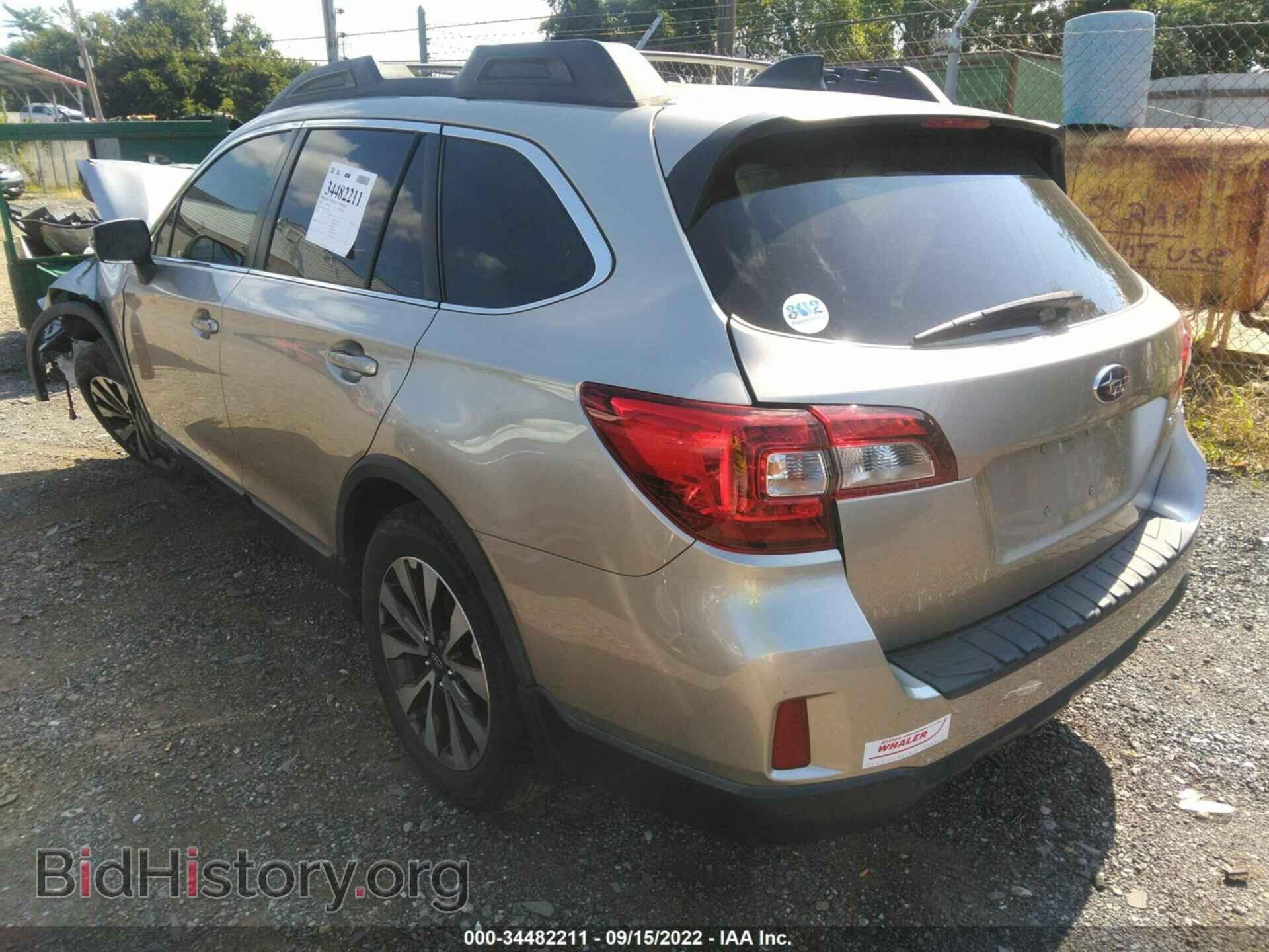 2016 SUBARU OUTBACK - VIN: 4S4BSALC2G3242744 - Photo 3