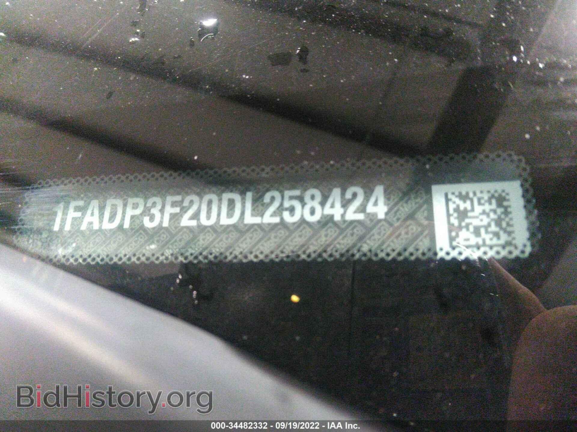 2013 FORD FOCUS - VIN: 1FADP3F20DL258424 - Фото 9