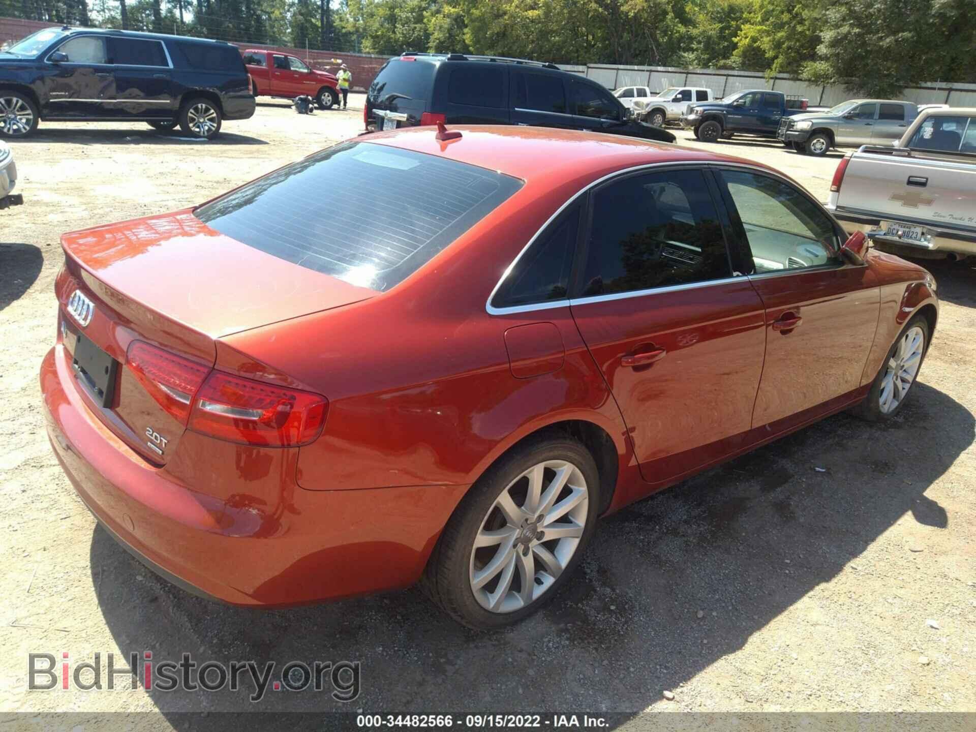 2013 AUDI A4 - VIN: WAUBFAFL6DN034450 - Фото 4