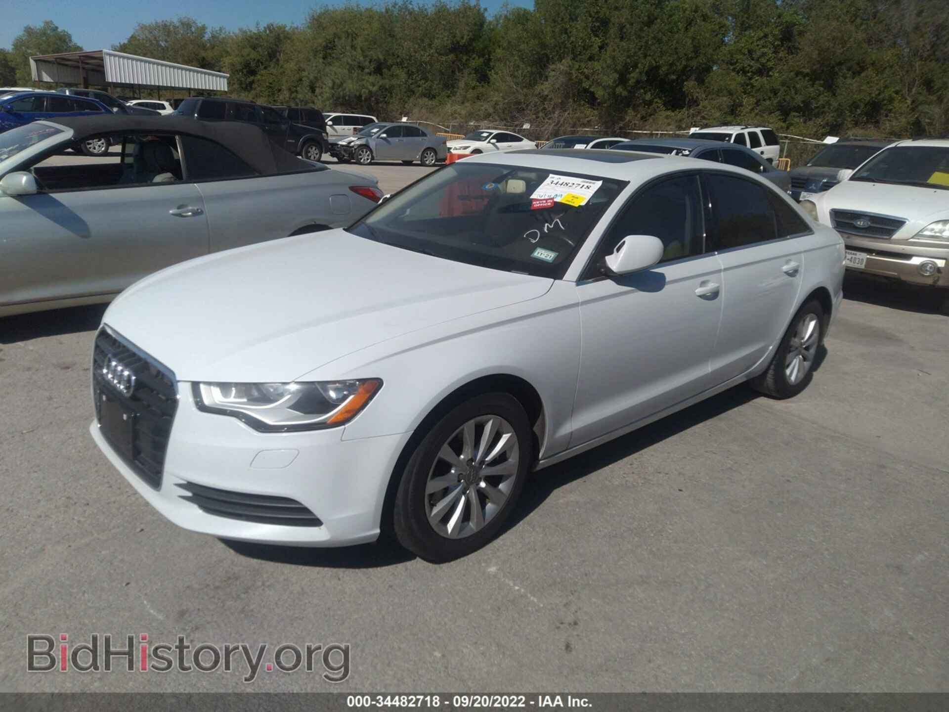 2012 AUDI A6 - VIN: WAUCFAFC4CN082063 - Фото 2