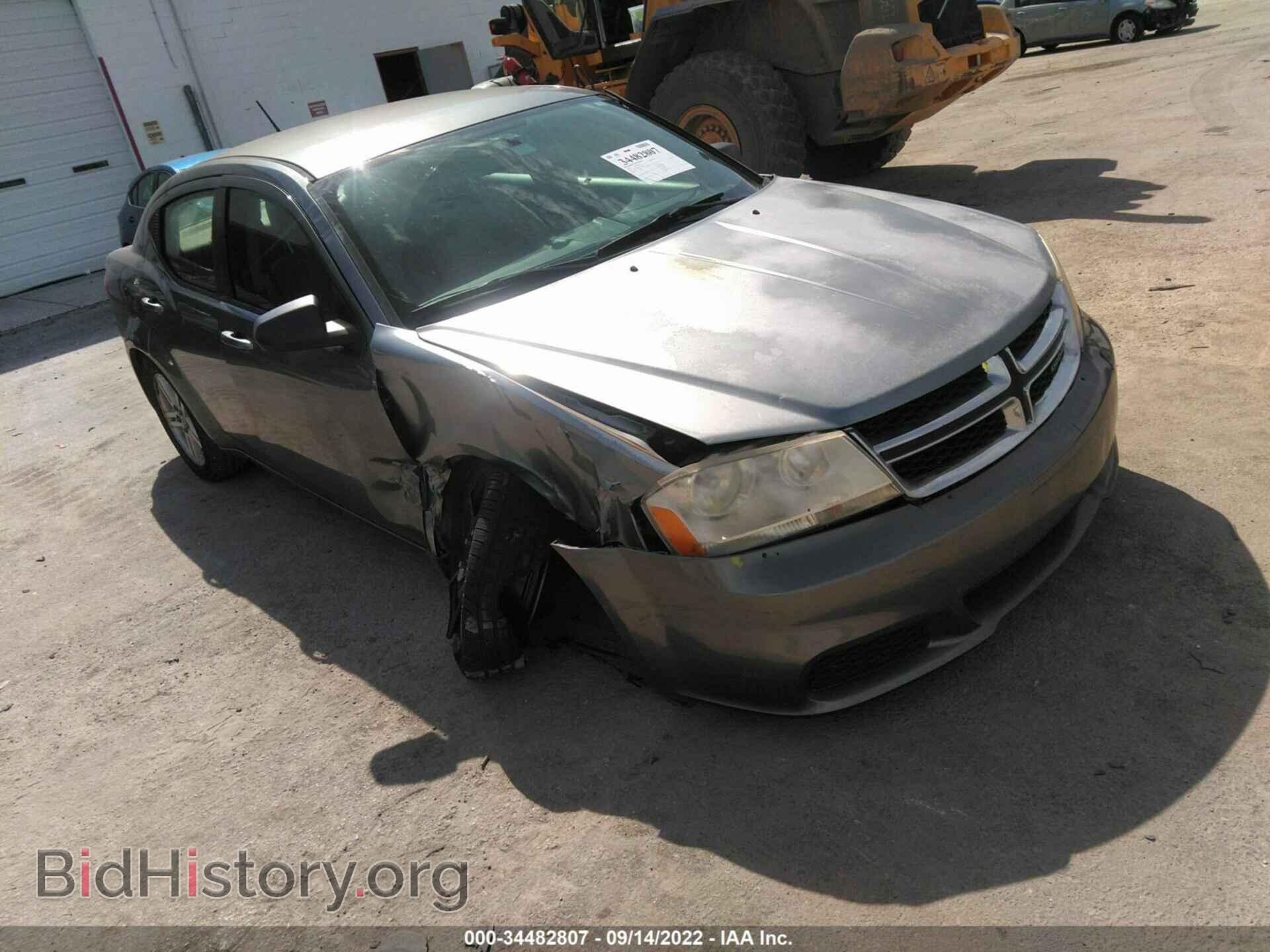 Photo 1C3CDZAB2CN173312 - DODGE AVENGER 2012