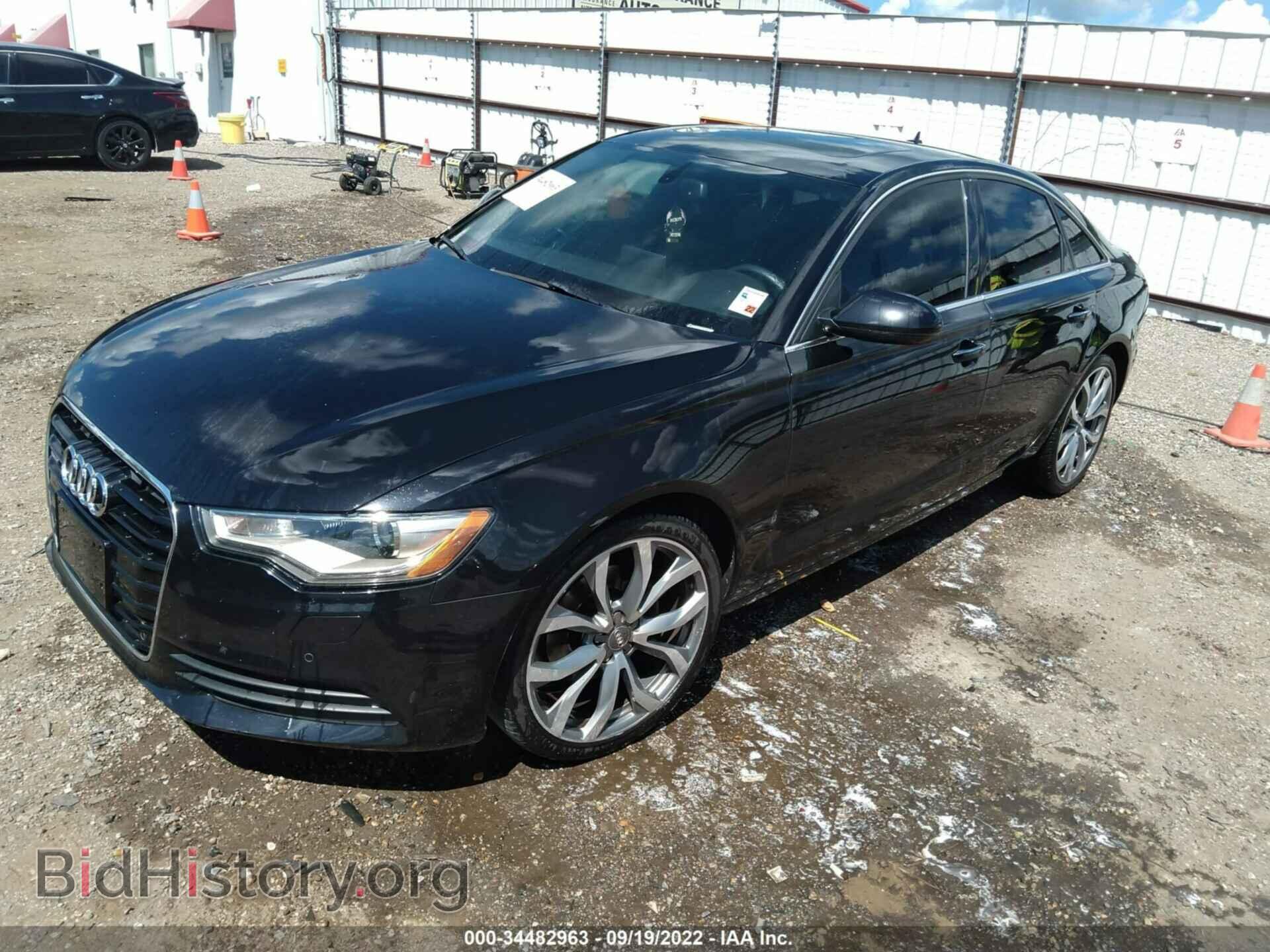 2013 AUDI A6 - VIN: WAUGFAFC1DN086476 - Фото 2