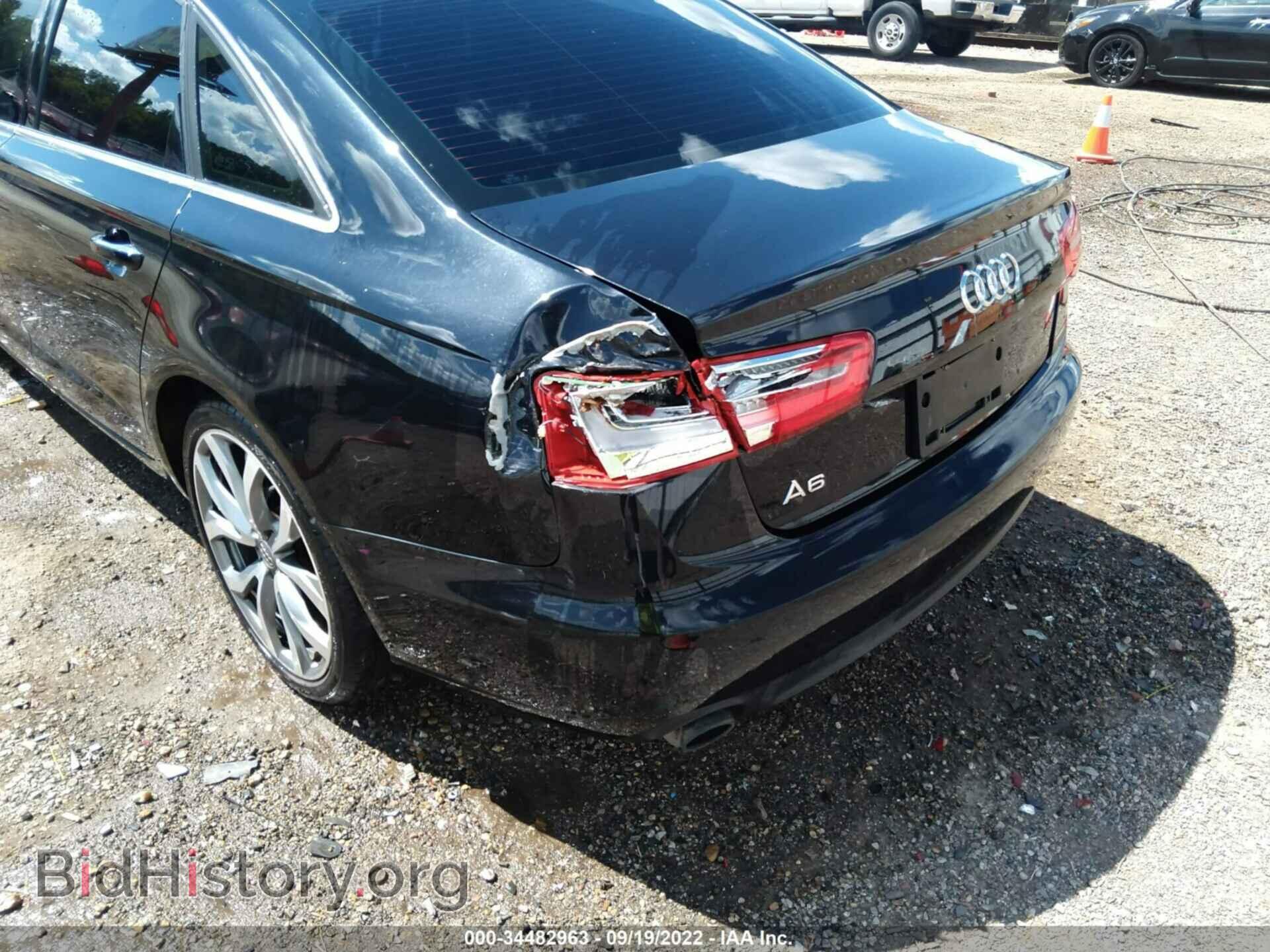 2013 AUDI A6 - VIN: WAUGFAFC1DN086476 - Фото 6