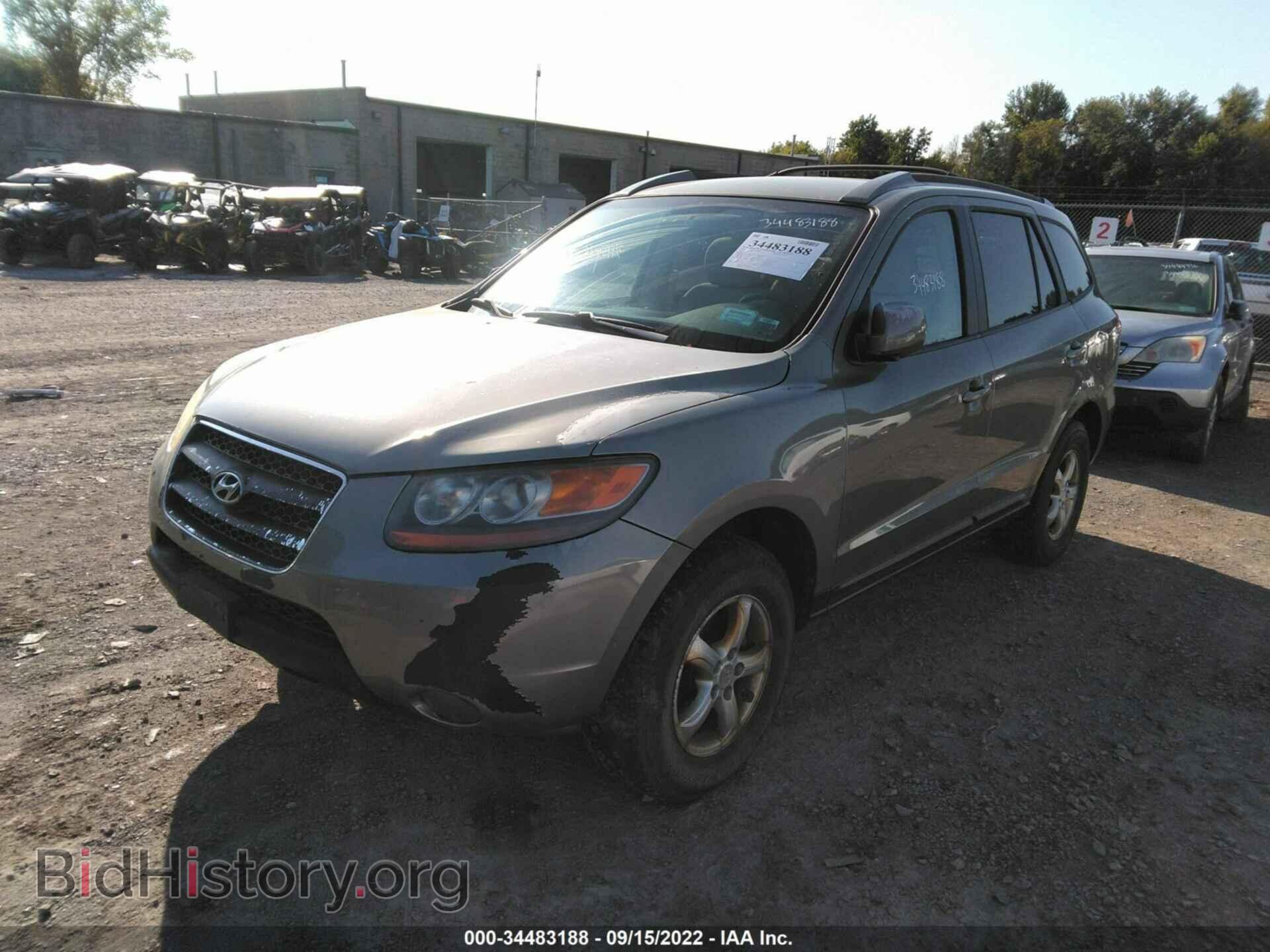 2007 HYUNDAI SANTA FE - VIN: 5NMSG73D47H104917 - Фото 2