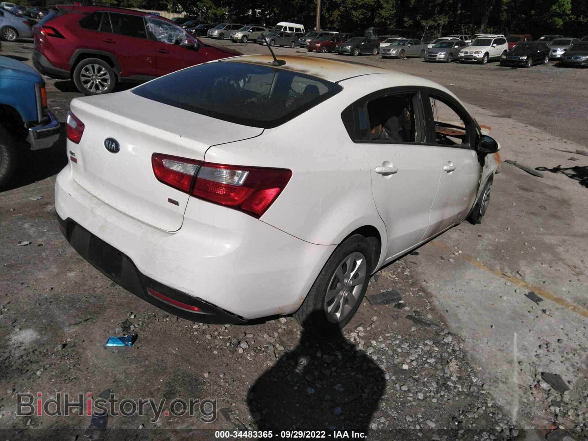 2014 KIA RIO - VIN: KNADM4A31E6368193 - Фото 4