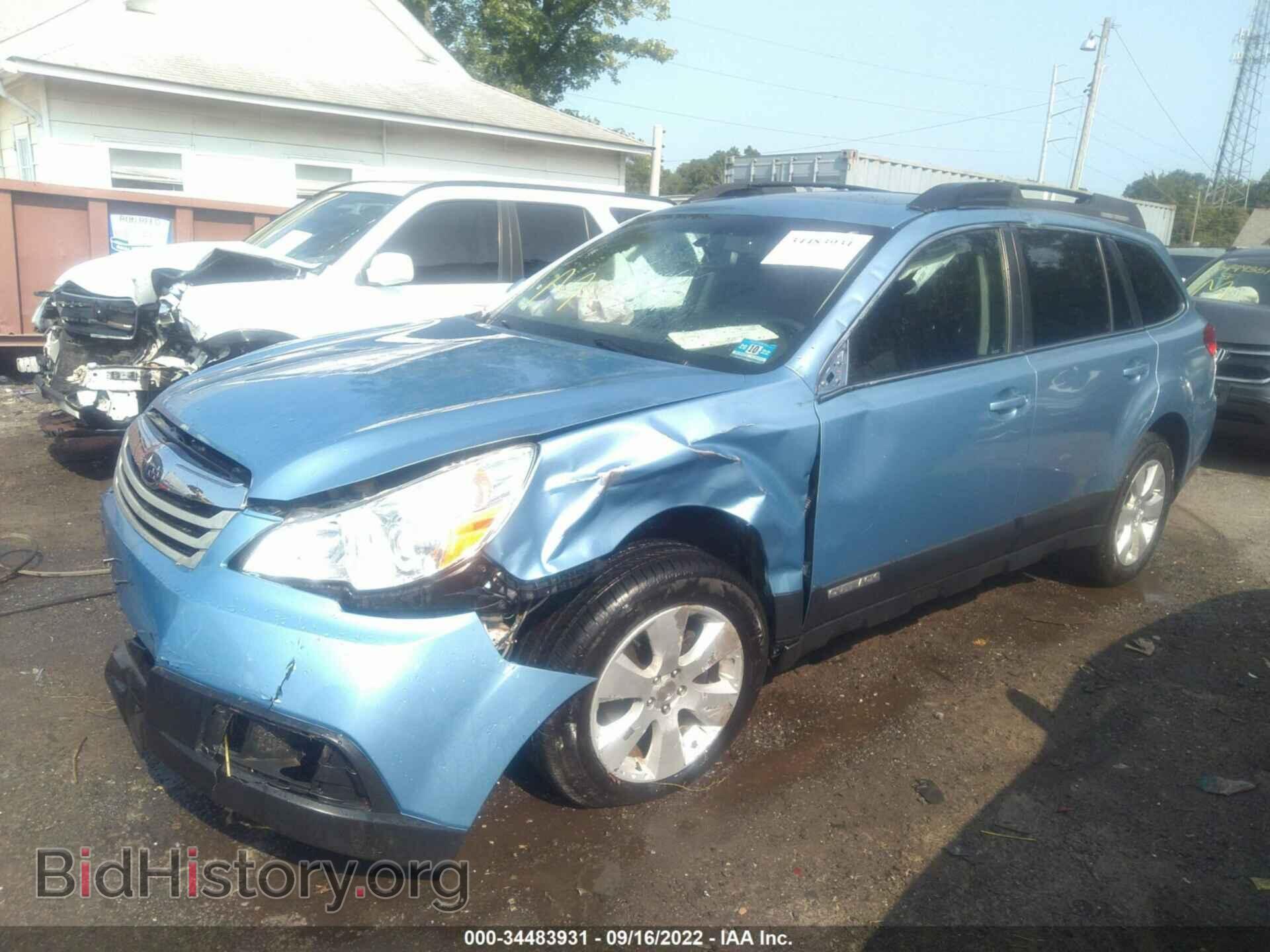 2011 SUBARU OUTBACK - VIN: 4S4BRBHC5B3422738 - Фото 2