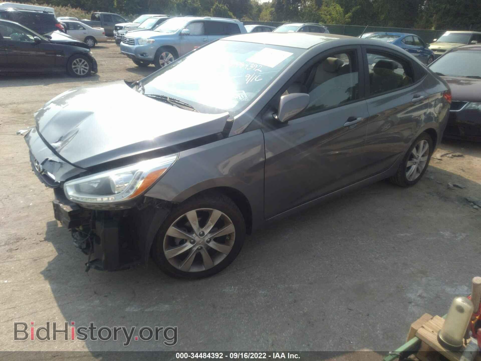 2014 HYUNDAI ACCENT - VIN: KMHCU4AE0EU769841 - Фото 2