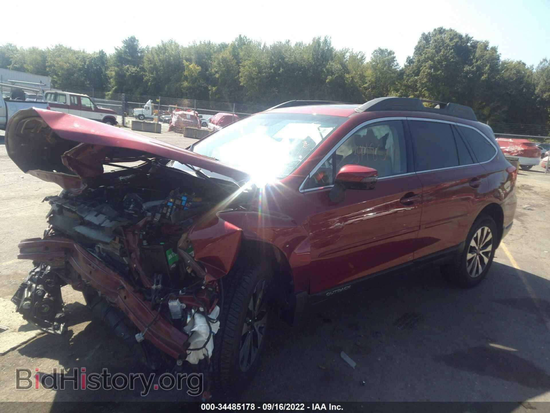 2016 SUBARU OUTBACK - VIN: 4S4BSANC3G3255032 - Фото 2