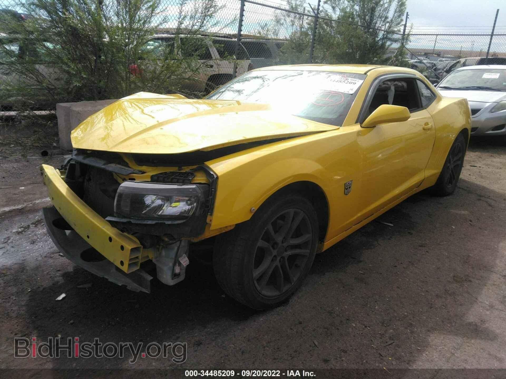 2014 CHEVROLET CAMARO - VIN: 2G1FA1E34E9280866 - Фото 2