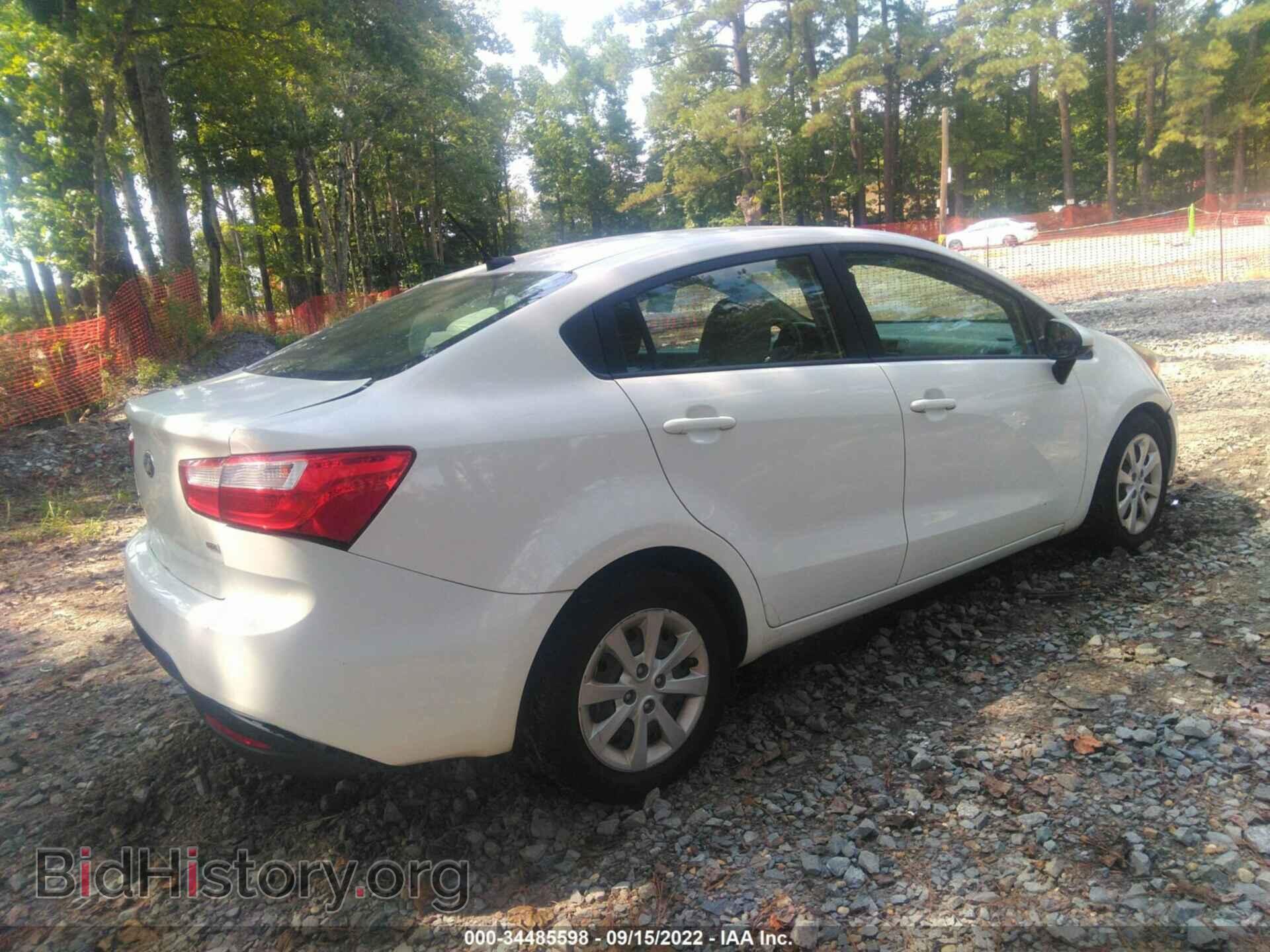 2014 KIA RIO - VIN: KNADM4A34E6365093 - Фото 4