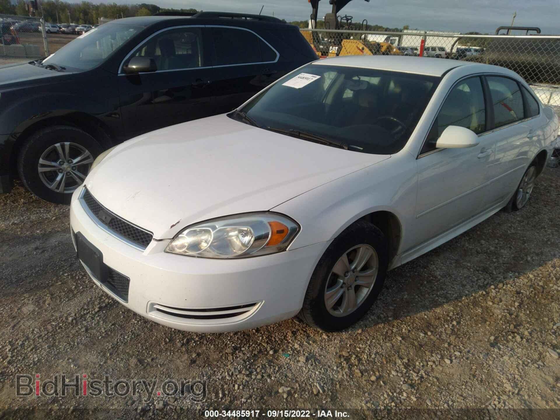 2013 CHEVROLET IMPALA - VIN: 2G1WF5E35D1221959 - Фото 2