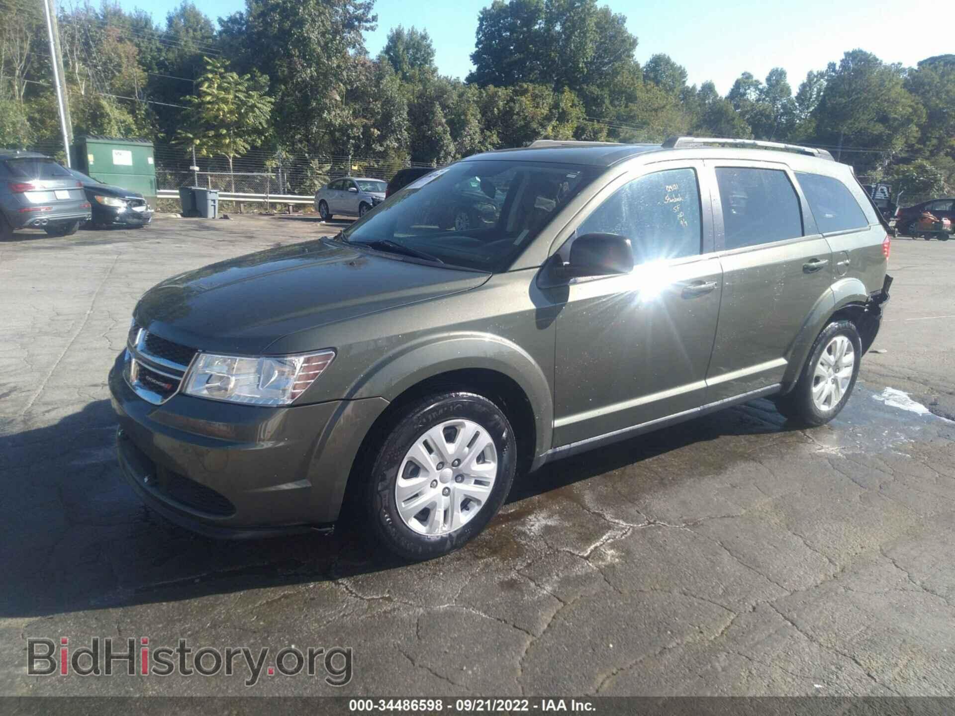 2017 DODGE JOURNEY - VIN: 3C4PDCAB9HT621983 - Фото 2