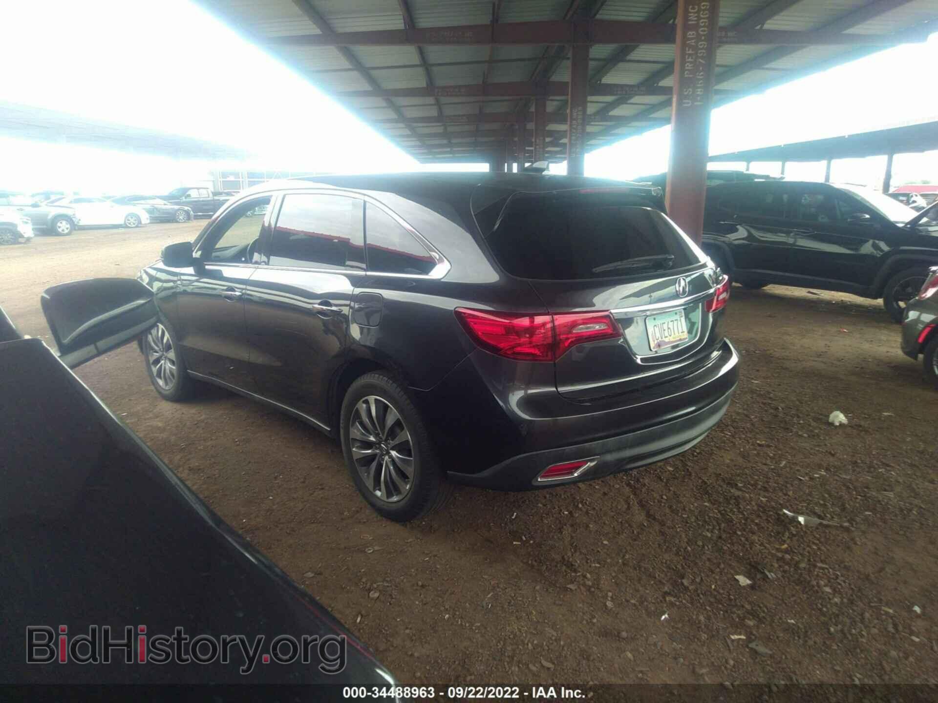 2014 ACURA MDX - VIN: 5FRYD3H42EB012190 - Photo 3