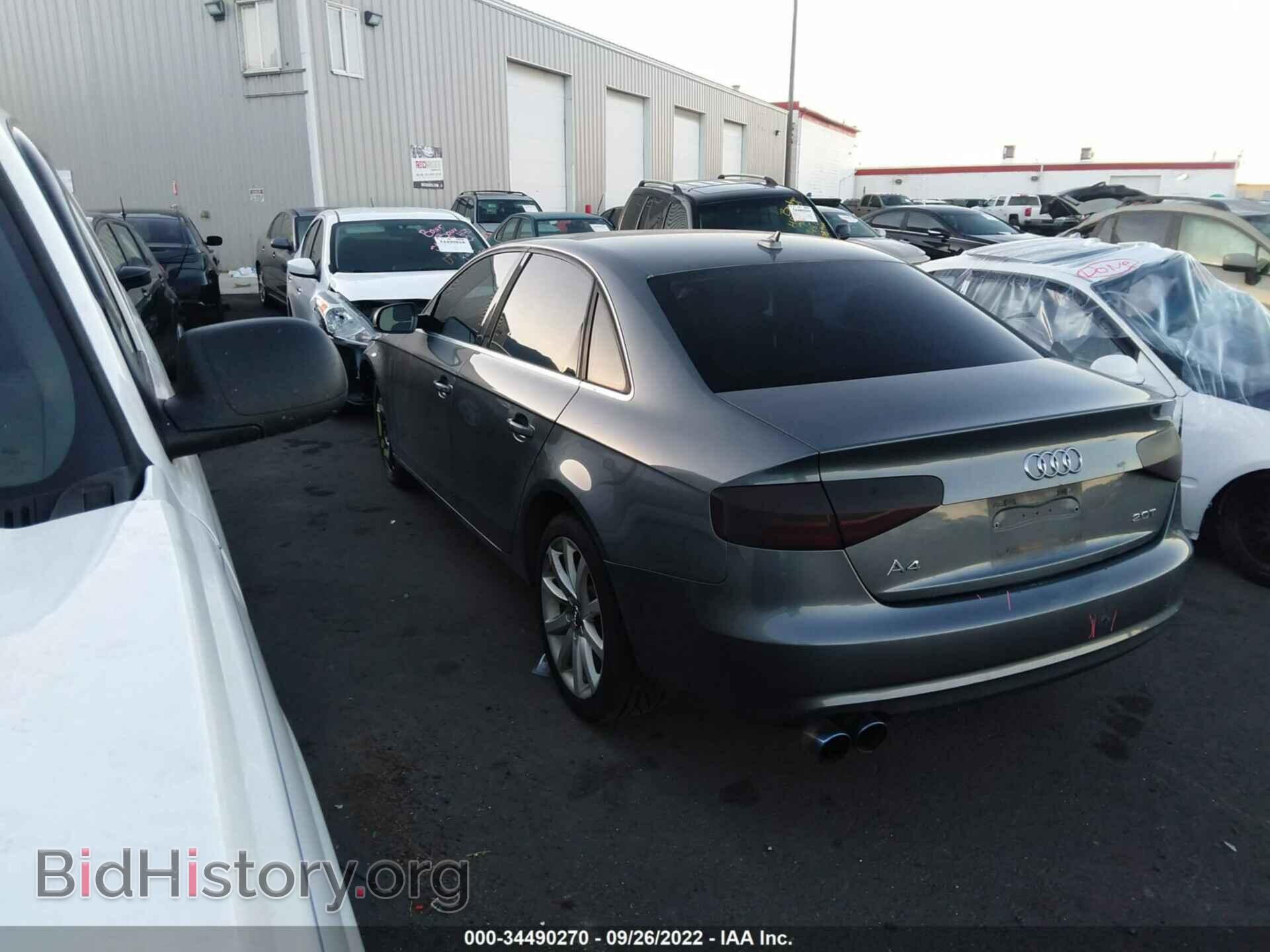2013 AUDI A4 - VIN: WAUEFAFL0DN042637 - Фото 3