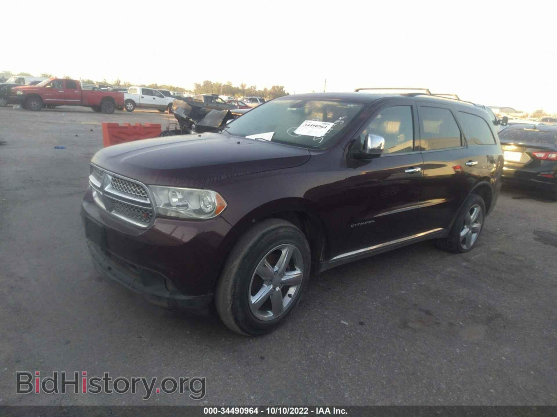 2012 DODGE DURANGO - VIN: 1C4RDHEG5CC320000 - Фото 2