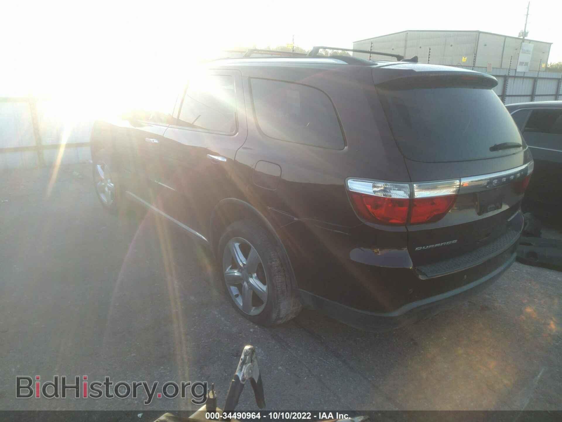 2012 DODGE DURANGO - VIN: 1C4RDHEG5CC320000 - Фото 3