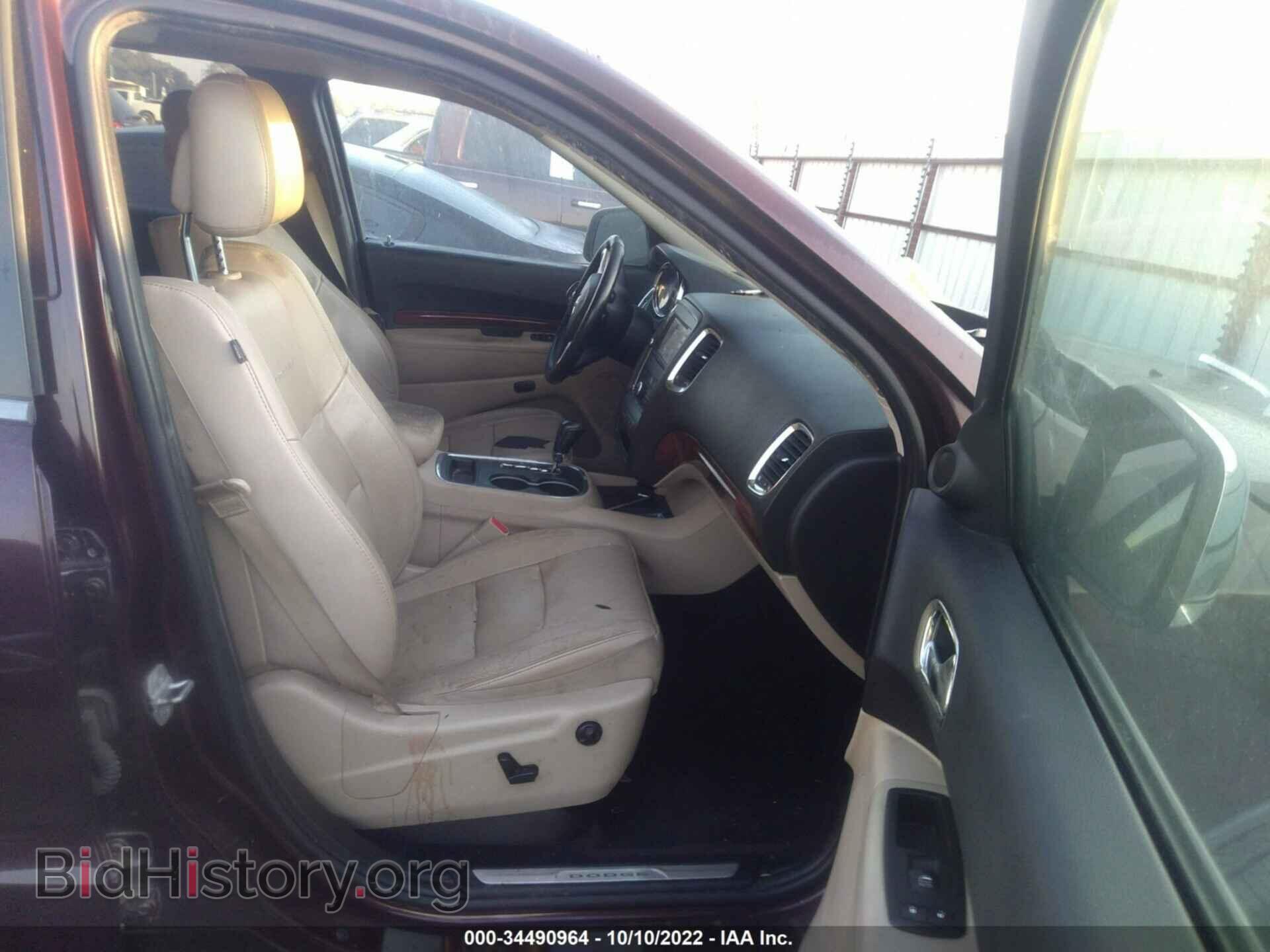 2012 DODGE DURANGO - VIN: 1C4RDHEG5CC320000 - Фото 5