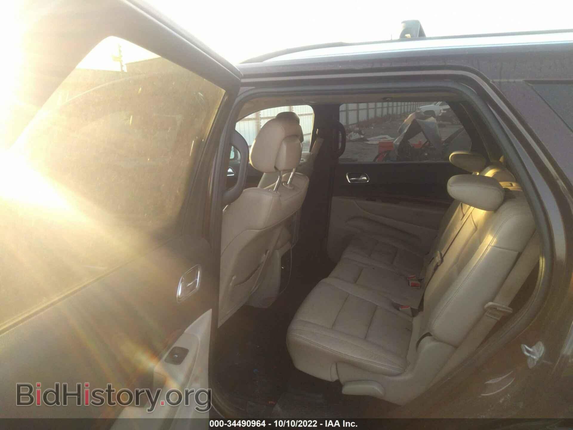 2012 DODGE DURANGO - VIN: 1C4RDHEG5CC320000 - Фото 8