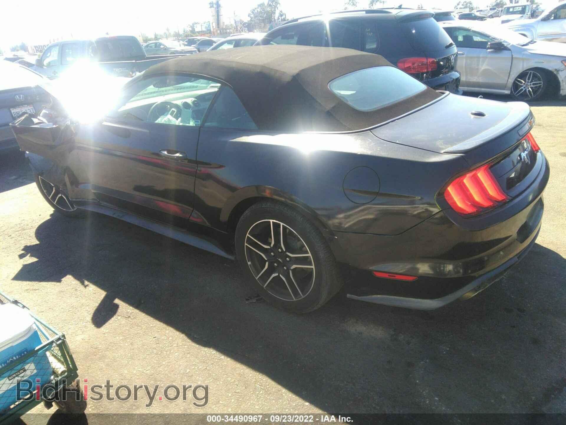 2018 FORD MUSTANG - VIN: 1FATP8UH5J5111306 - Фото 3