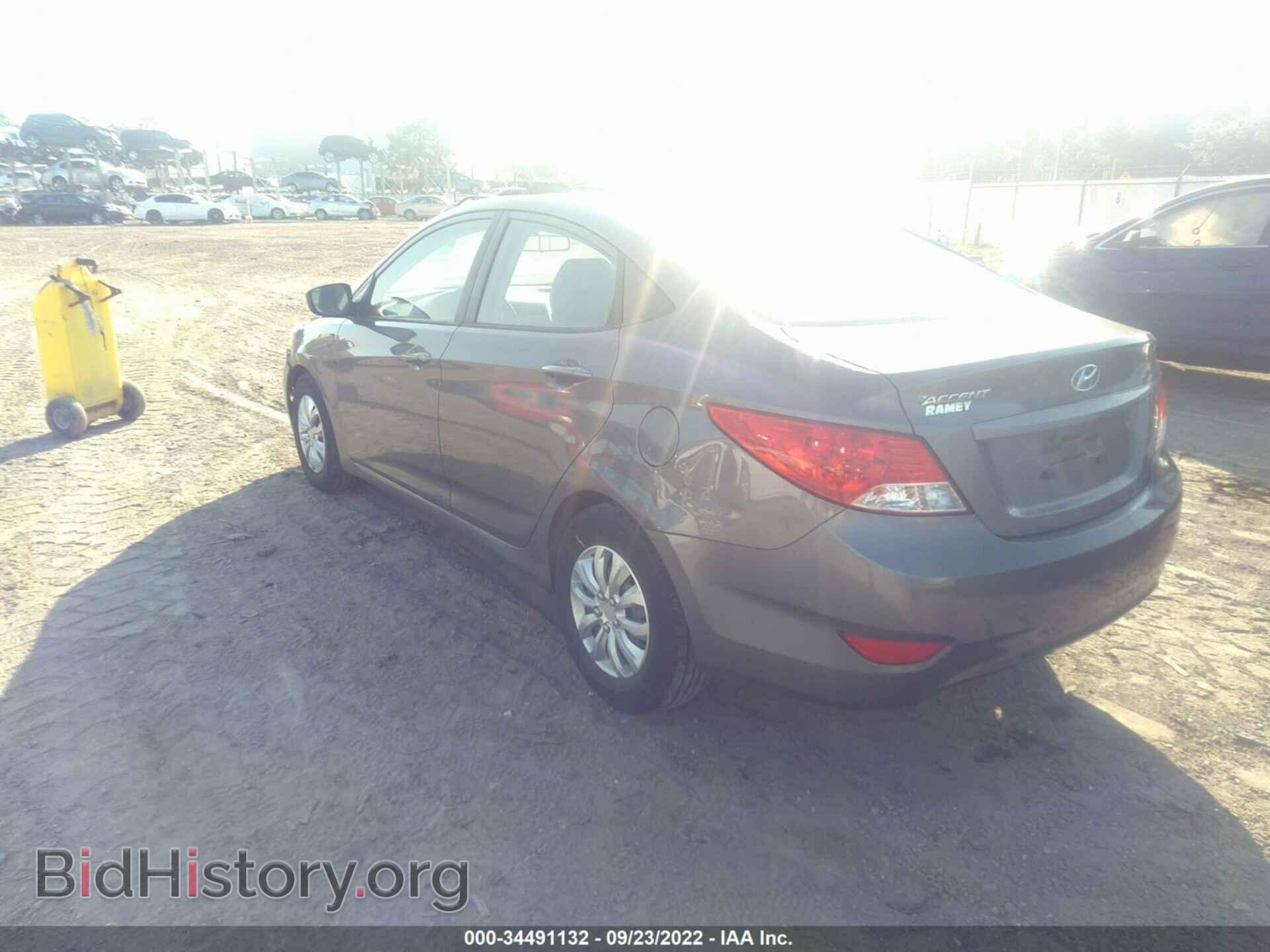 2013 HYUNDAI ACCENT - VIN: KMHCT4AE7DU477122 - Фото 3