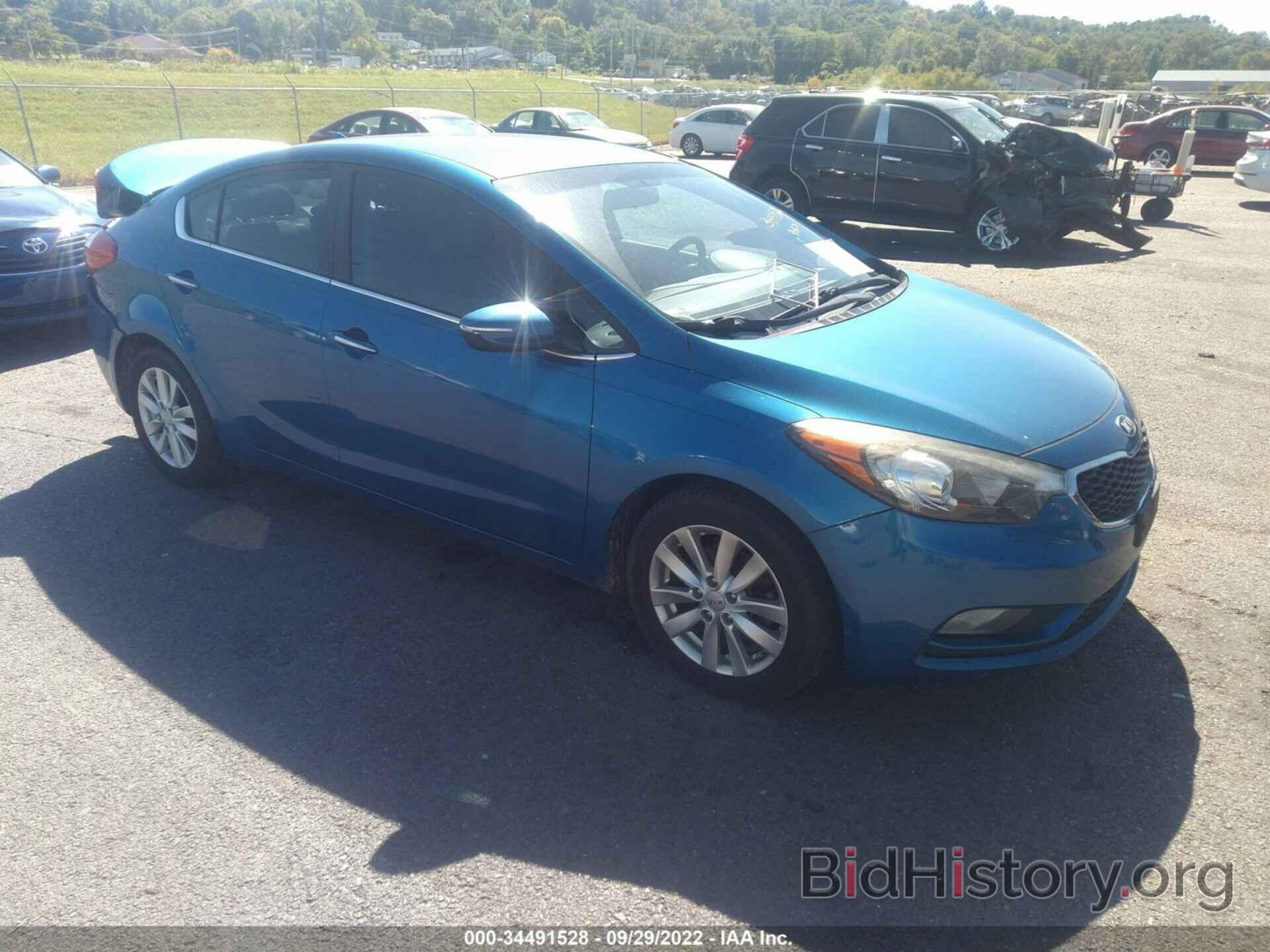 Photo KNAFX4A88E5115468 - KIA FORTE 2014