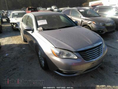 2013 Chrysler 200 LX, серебристый — VIN 1C3CCBAB9DN559527, IAAI